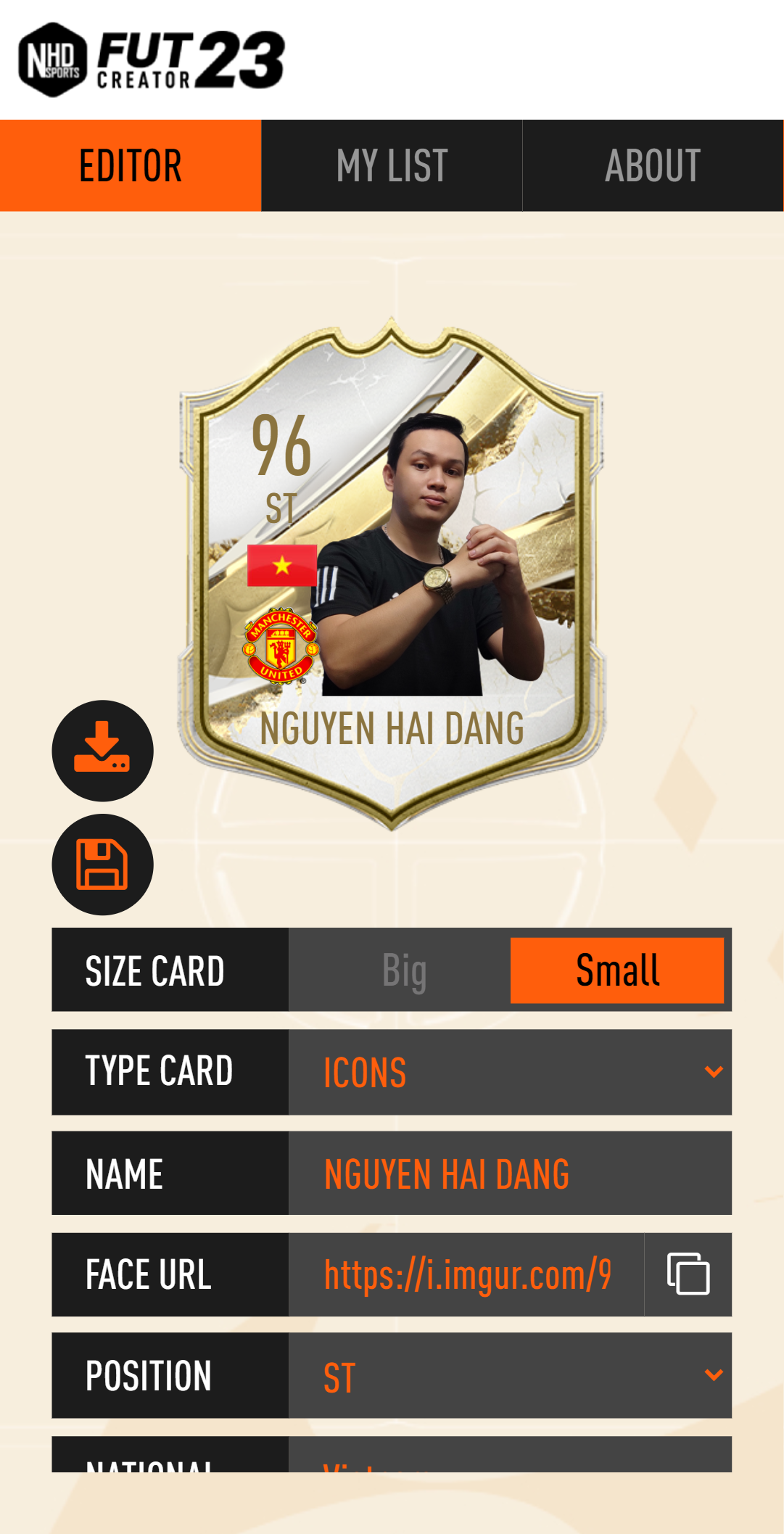 اسکرین شات 2 بازی FUT Creator Card 23