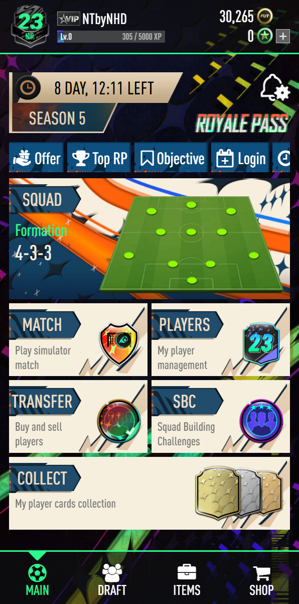 اسکرین شات 1 بازی NHDFUT 23 Draft & Pack Opener