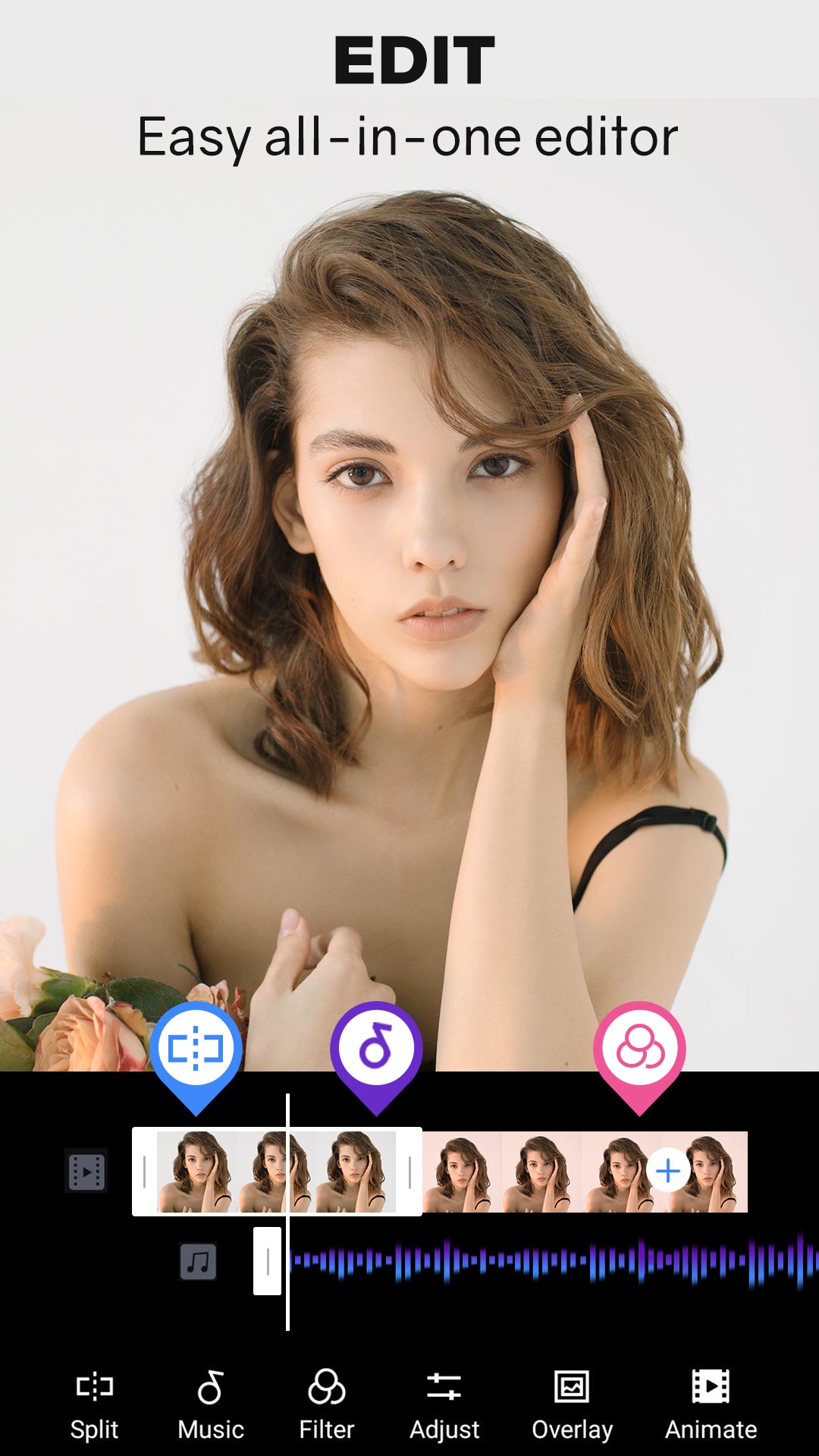 اسکرین شات 2 برنامه Nice Video Editor