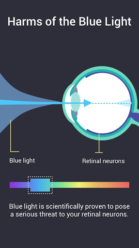 اسکرین شات 2 برنامه Night Shift - Bluelight Filter for Good Sleep