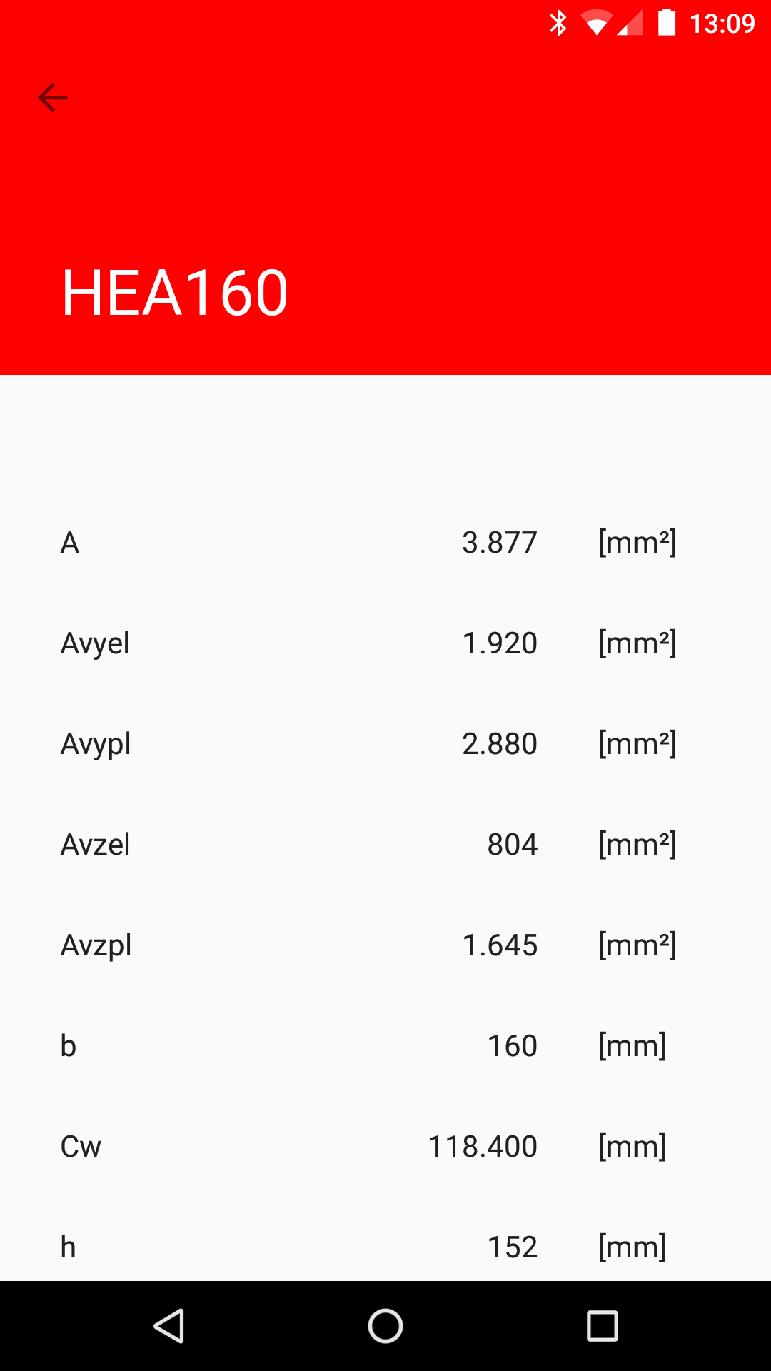 اسکرین شات 4 برنامه Steel Profiles