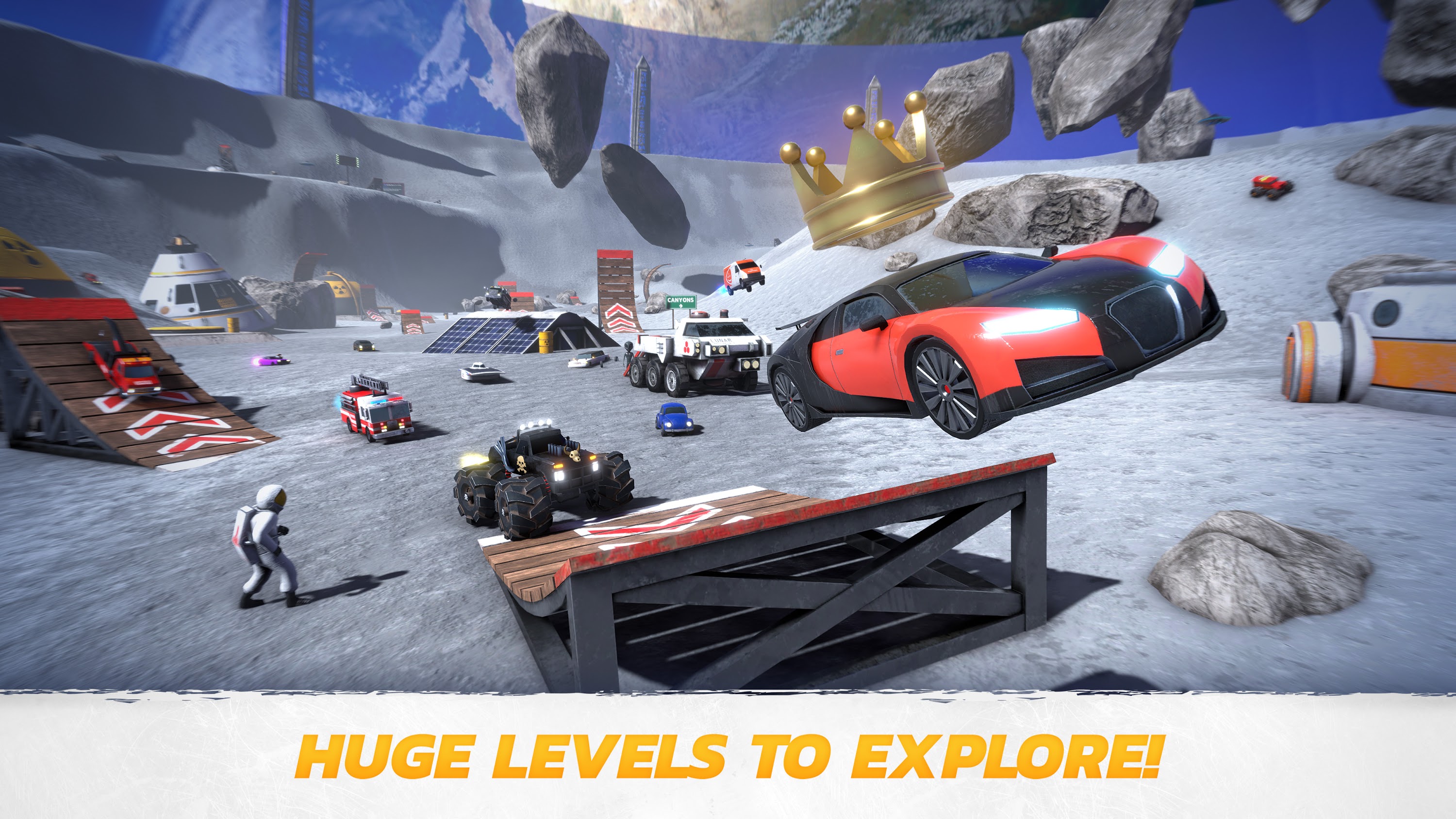 اسکرین شات 3 بازی Crash Drive 3: Car Stunting
