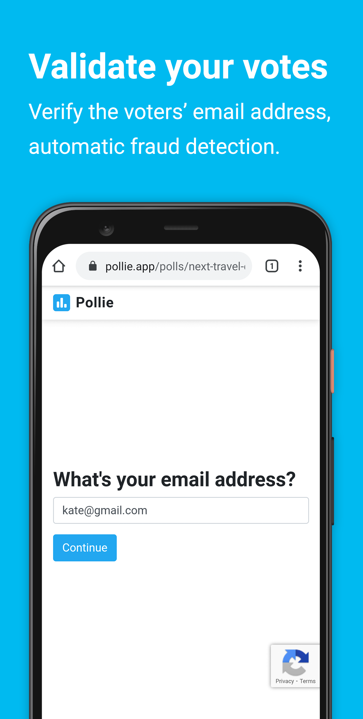 اسکرین شات 4 برنامه Pollie: Create Polls
