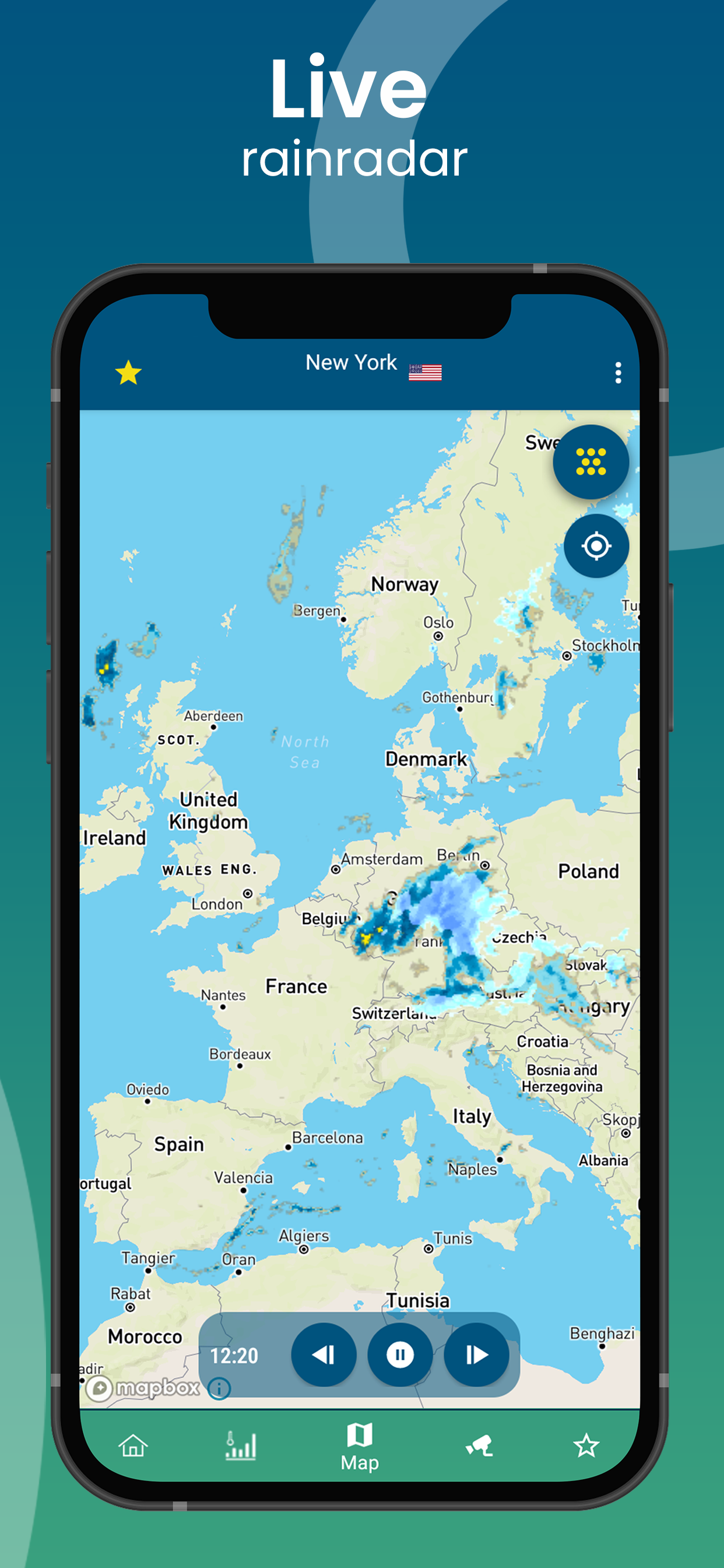 اسکرین شات 5 برنامه World Weather - Rain Radar