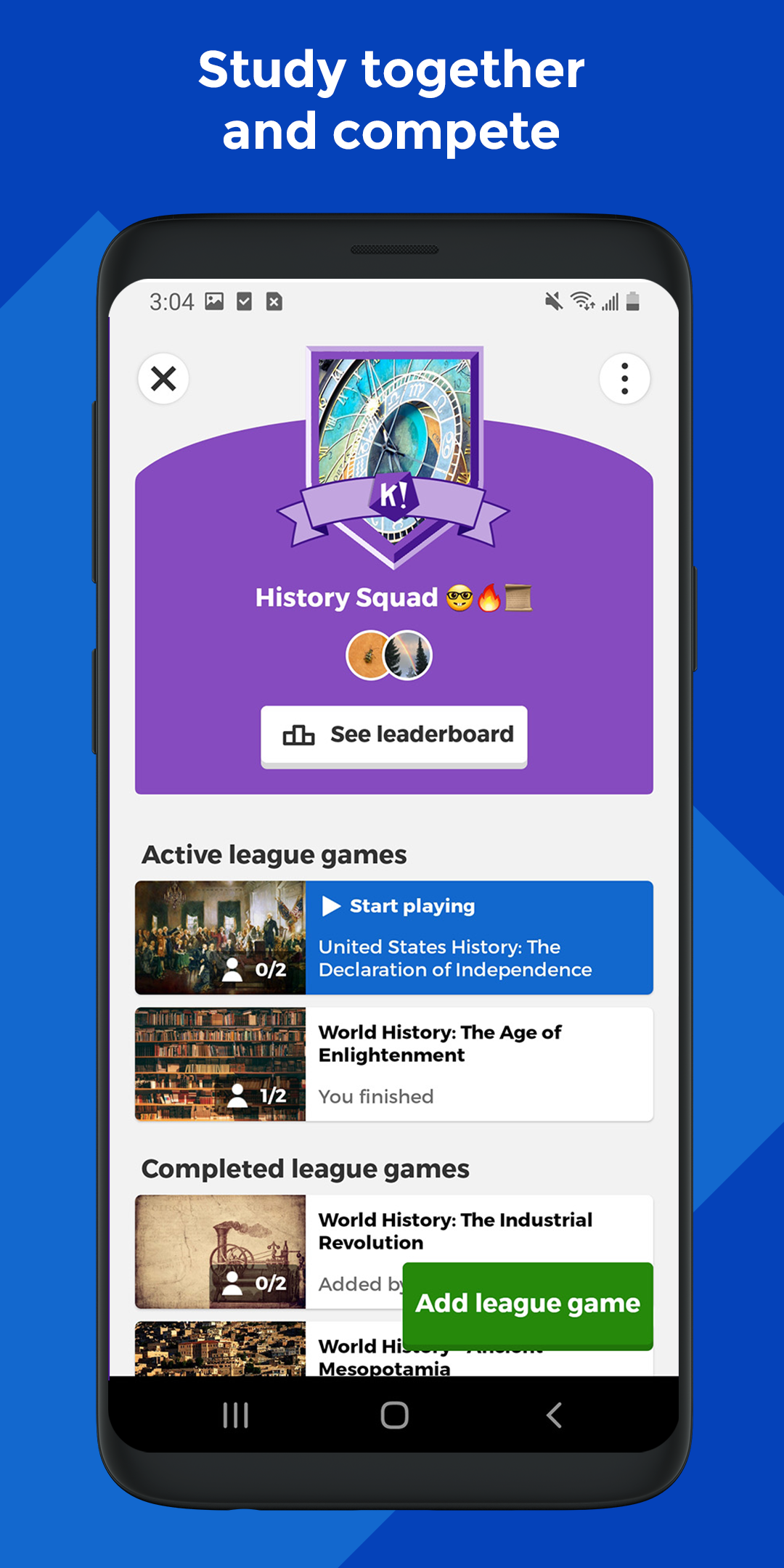 اسکرین شات 8 برنامه Kahoot! Play & Create Quizzes