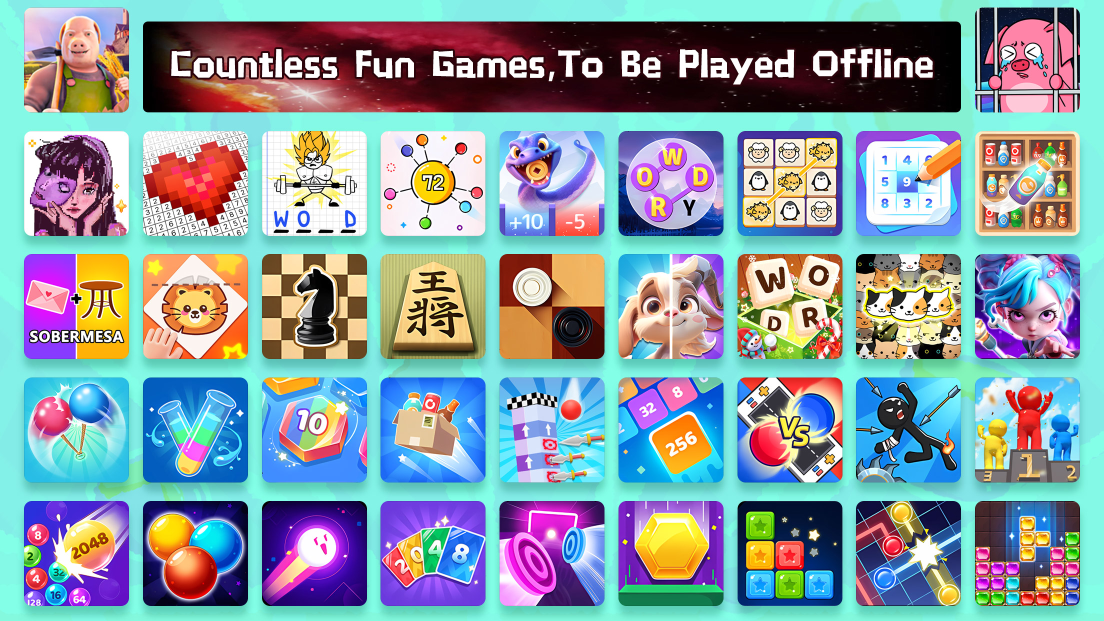 اسکرین شات 3 بازی Mini Games Offline All in One