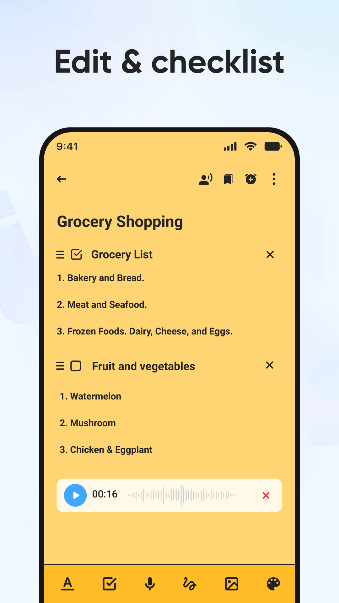 اسکرین شات 2 برنامه Notepad, Notebook, Notes app