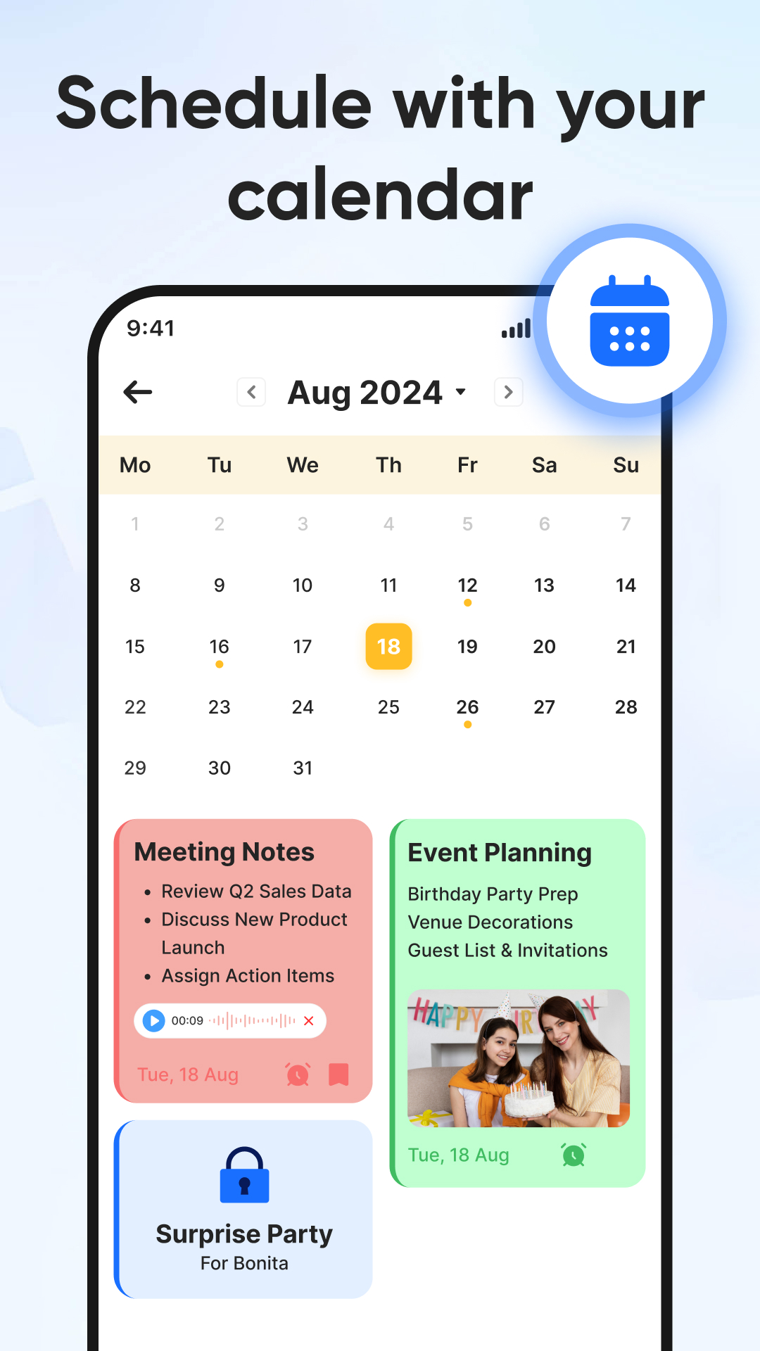 اسکرین شات 4 برنامه Notepad, Notebook, Notes app