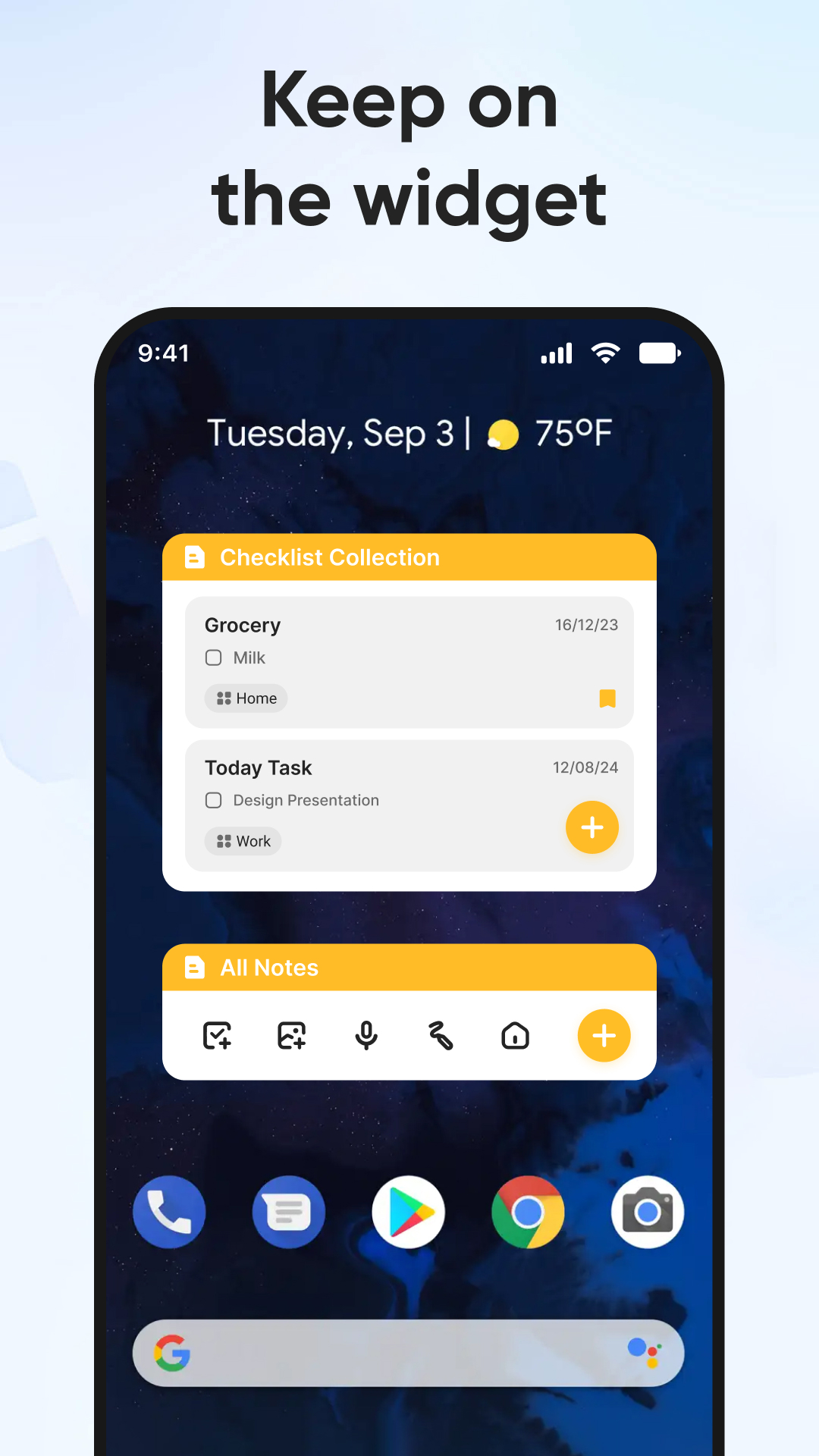 اسکرین شات 8 برنامه Notepad, Notebook, Notes app