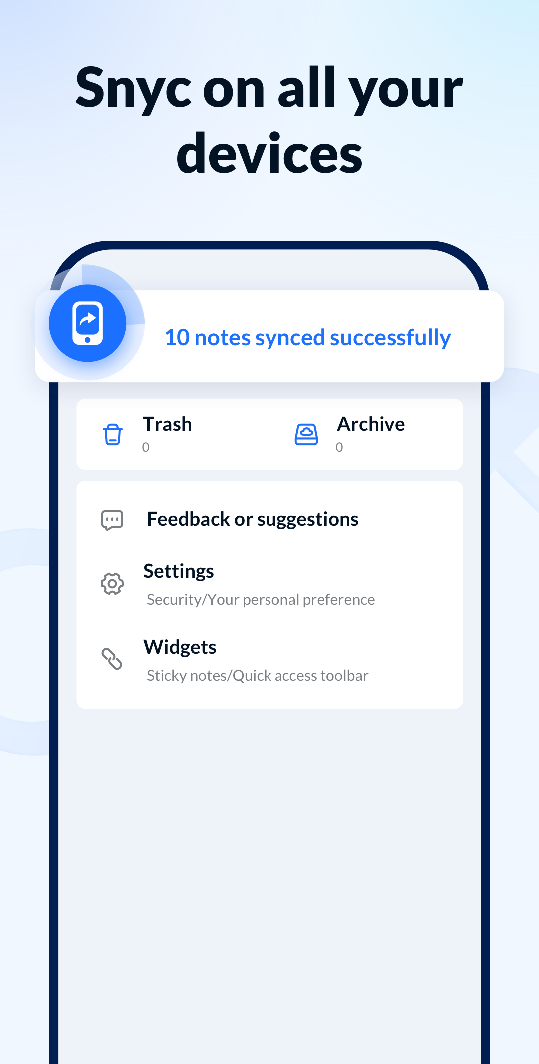 اسکرین شات 8 برنامه Notepad, Notes, Easy Notebook