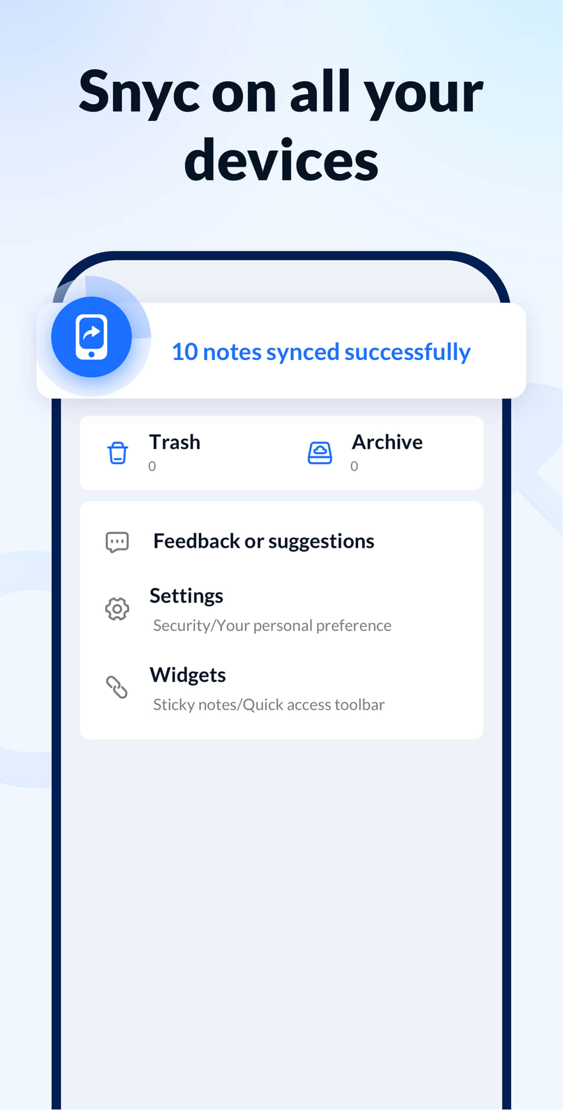 اسکرین شات 8 برنامه Notepad, Notes, Easy Notebook