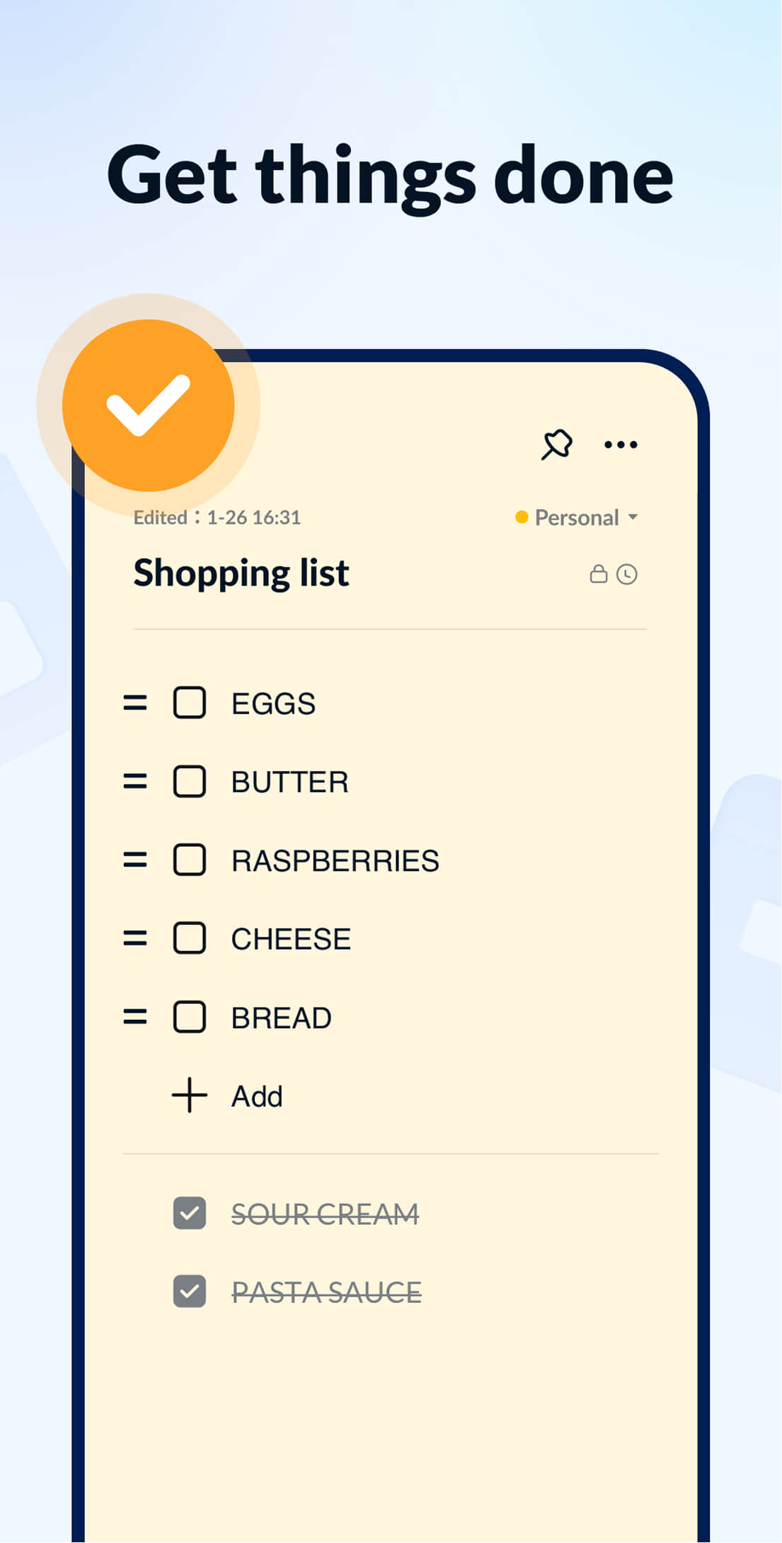 اسکرین شات 3 برنامه Notepad, Notes, Easy Notebook
