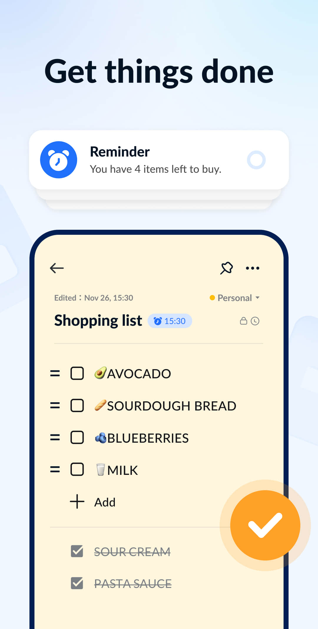 اسکرین شات 3 برنامه Notepad, Notes, Easy Notebook