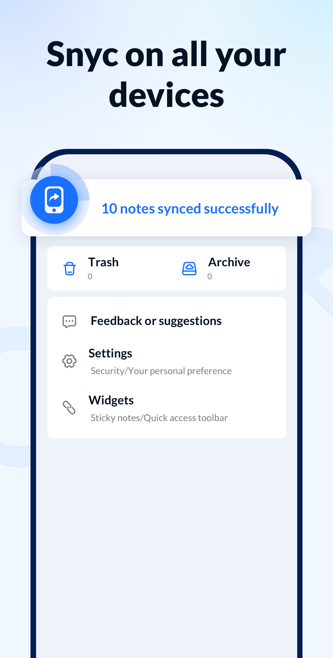 اسکرین شات 8 برنامه Notepad, Notes, Easy Notebook