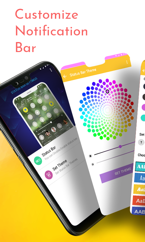 اسکرین شات 8 برنامه Notification Bar Customization