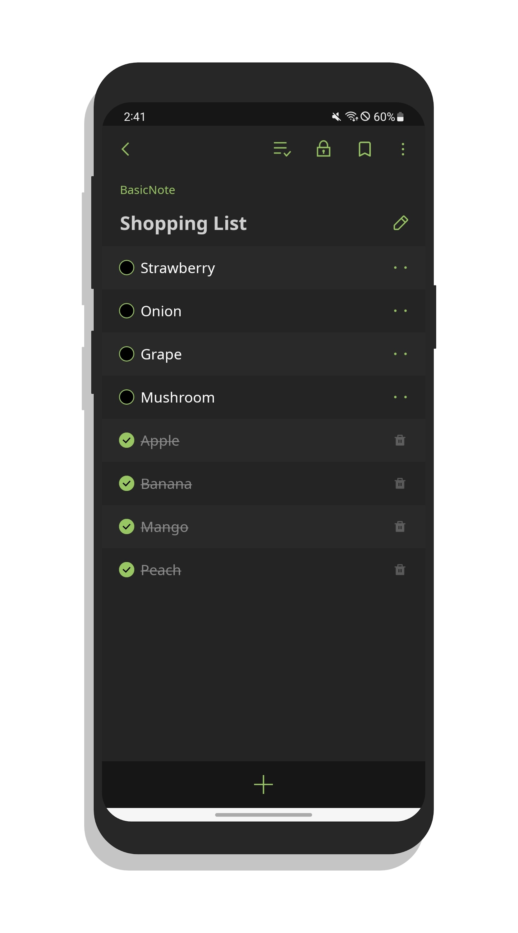 اسکرین شات 8 برنامه BasicNote: Notes & Notepad