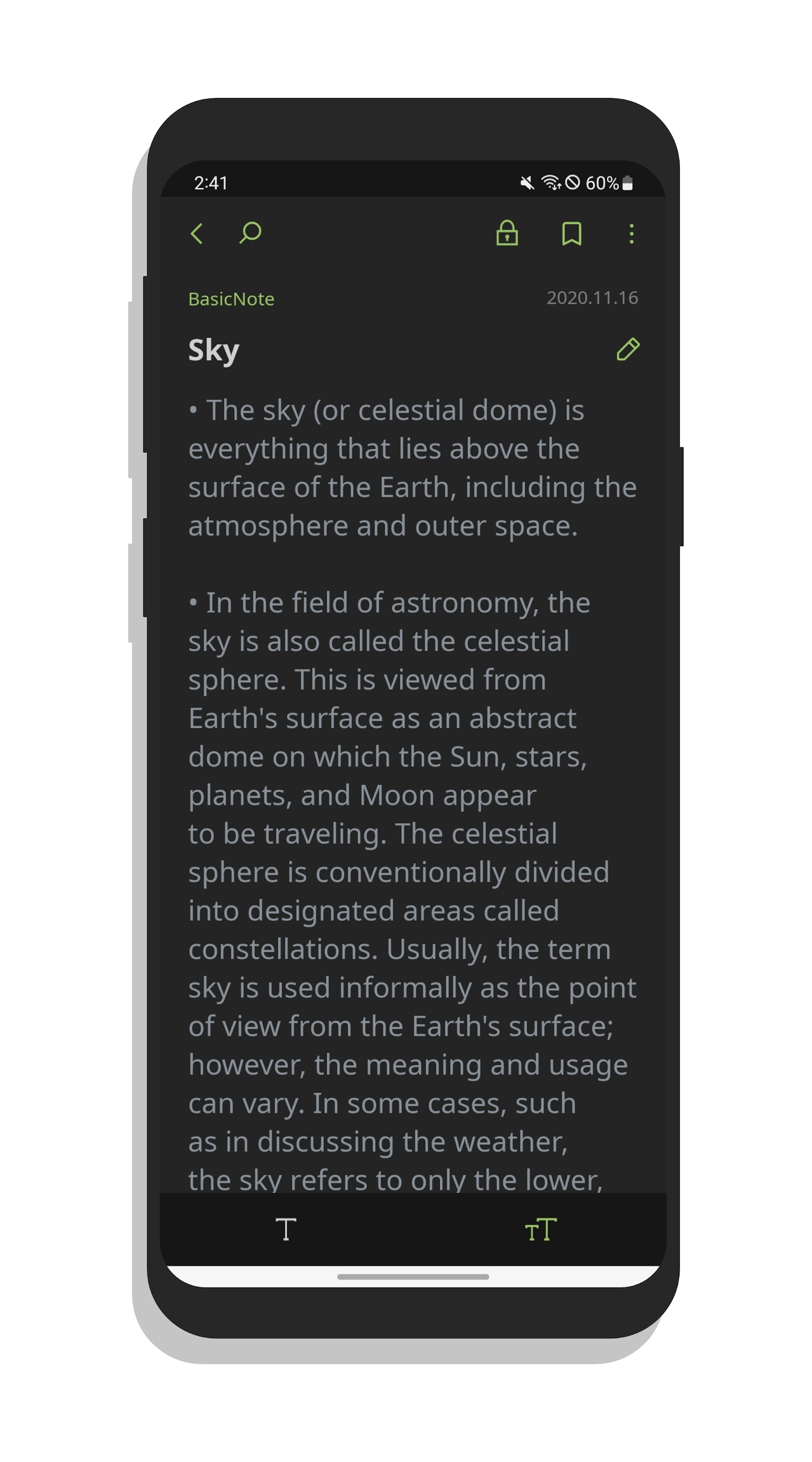 اسکرین شات 7 برنامه BasicNote: Notes & Notepad