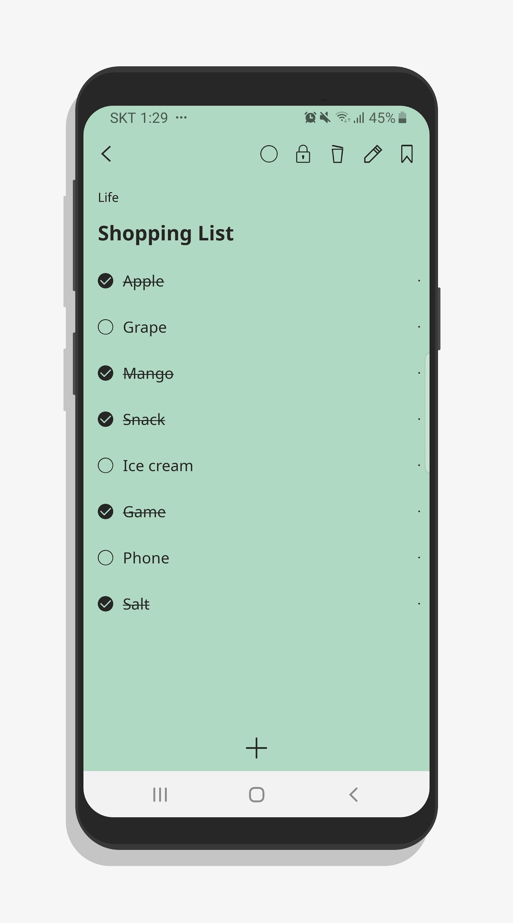 اسکرین شات 2 برنامه PastelNote - Notepad, Notes