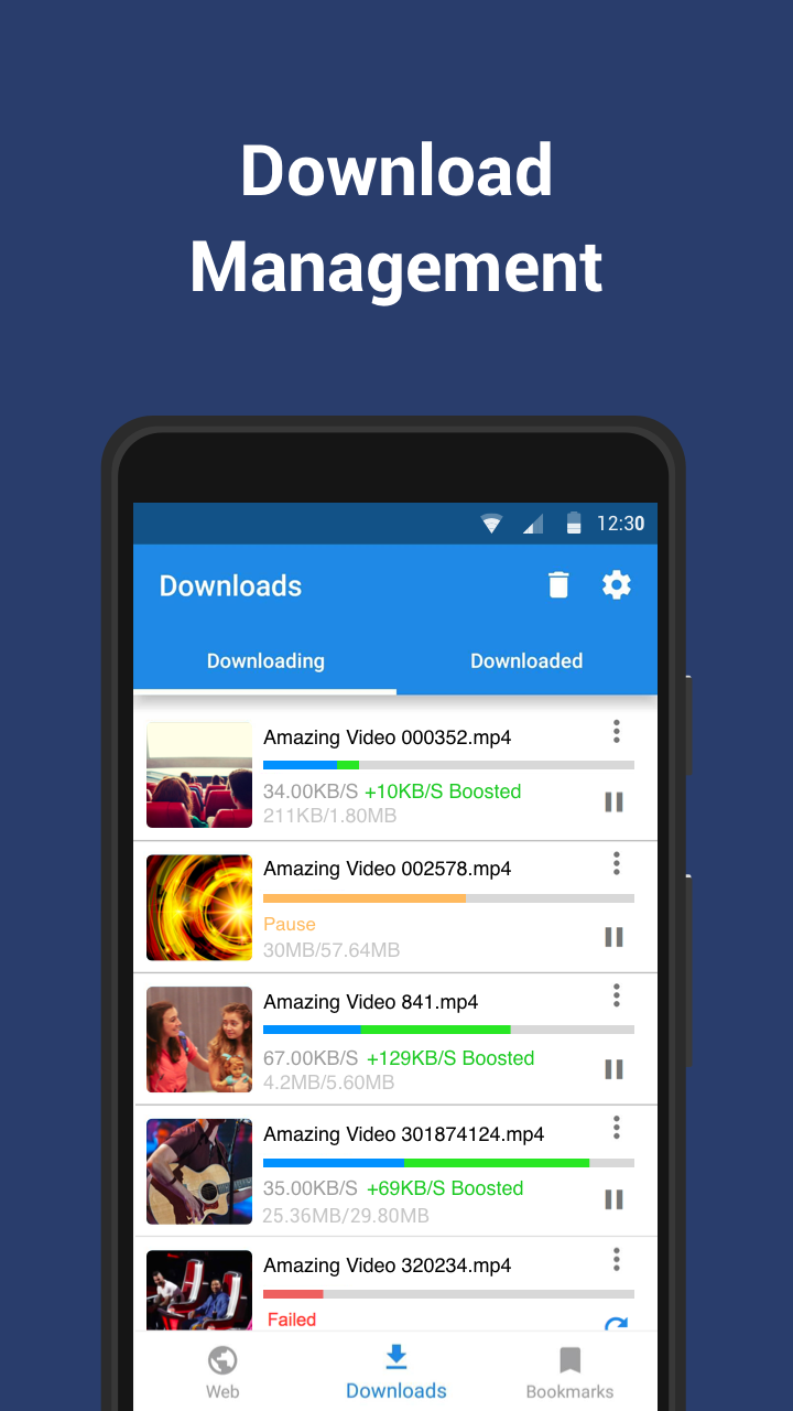 اسکرین شات 5 برنامه Video Downloader & Video Saver