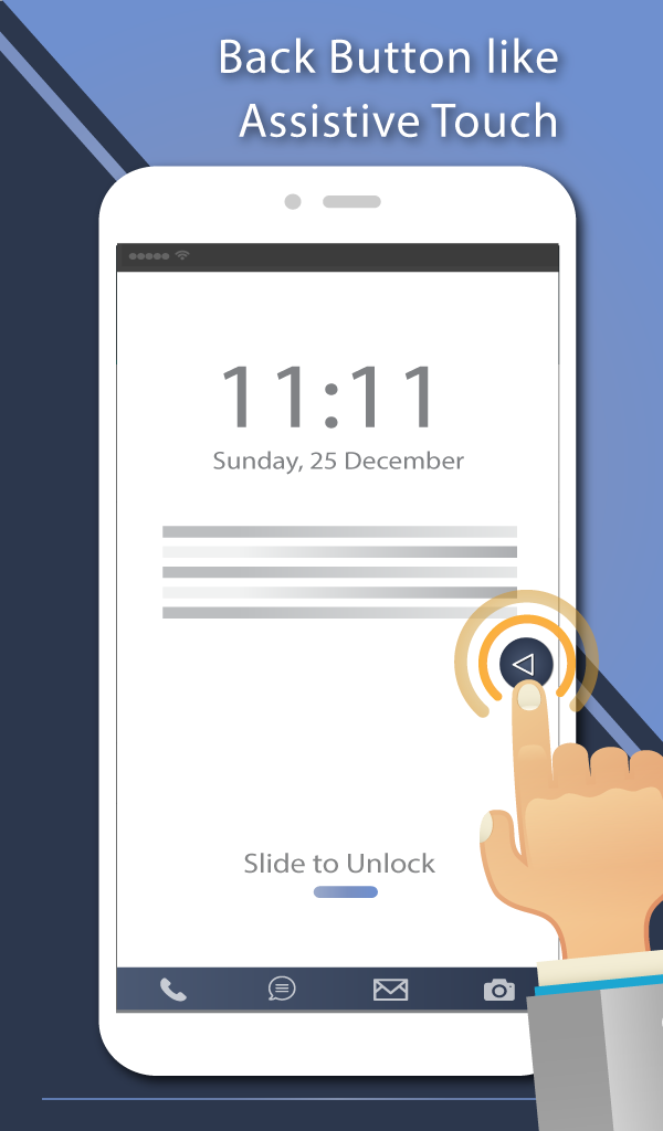 اسکرین شات 1 برنامه Back Button - Anywhere