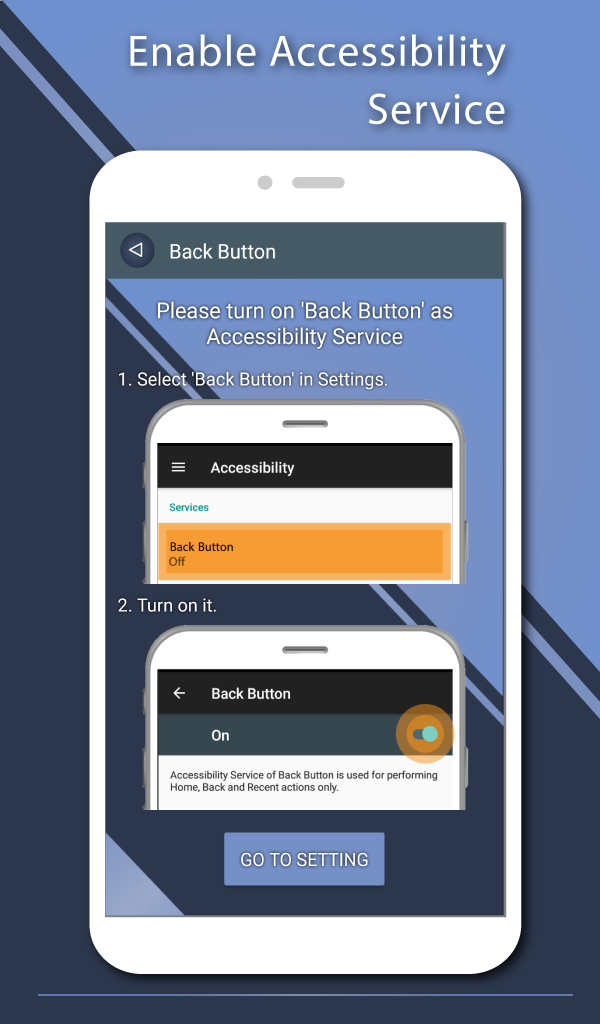 اسکرین شات 6 برنامه Back Button - Anywhere