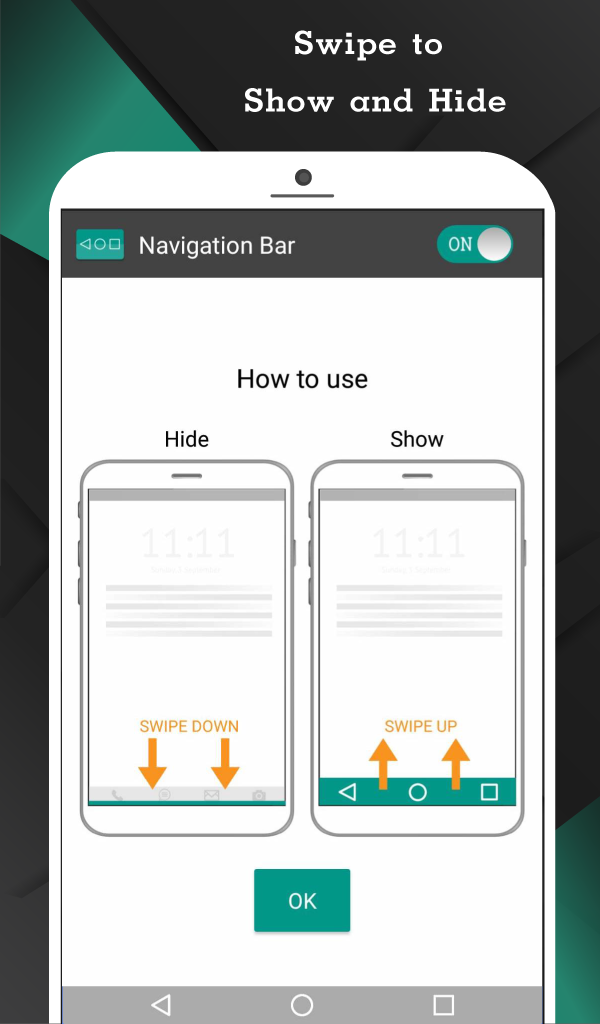 اسکرین شات 1 برنامه Navigation Bar for Android