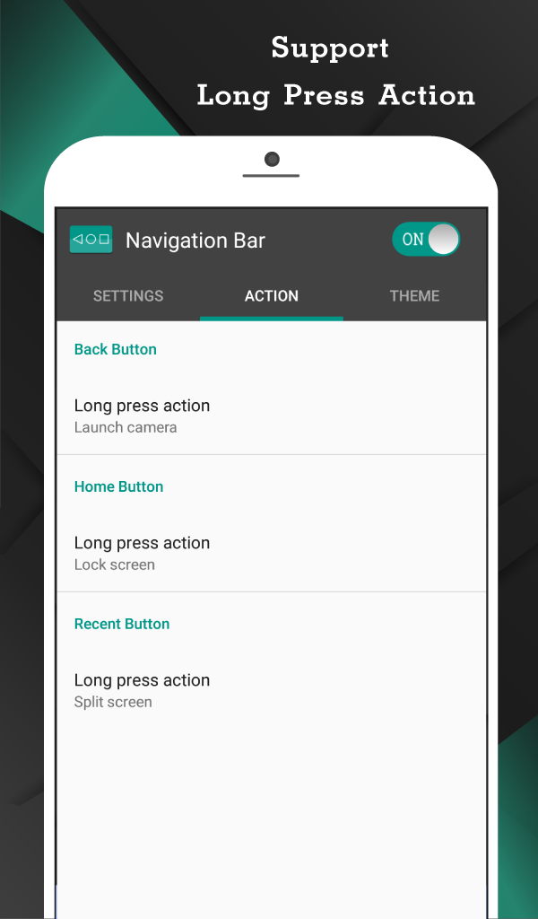 اسکرین شات 4 برنامه Navigation Bar for Android