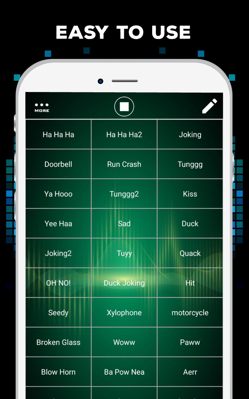اسکرین شات 2 برنامه Sound Effect DJ