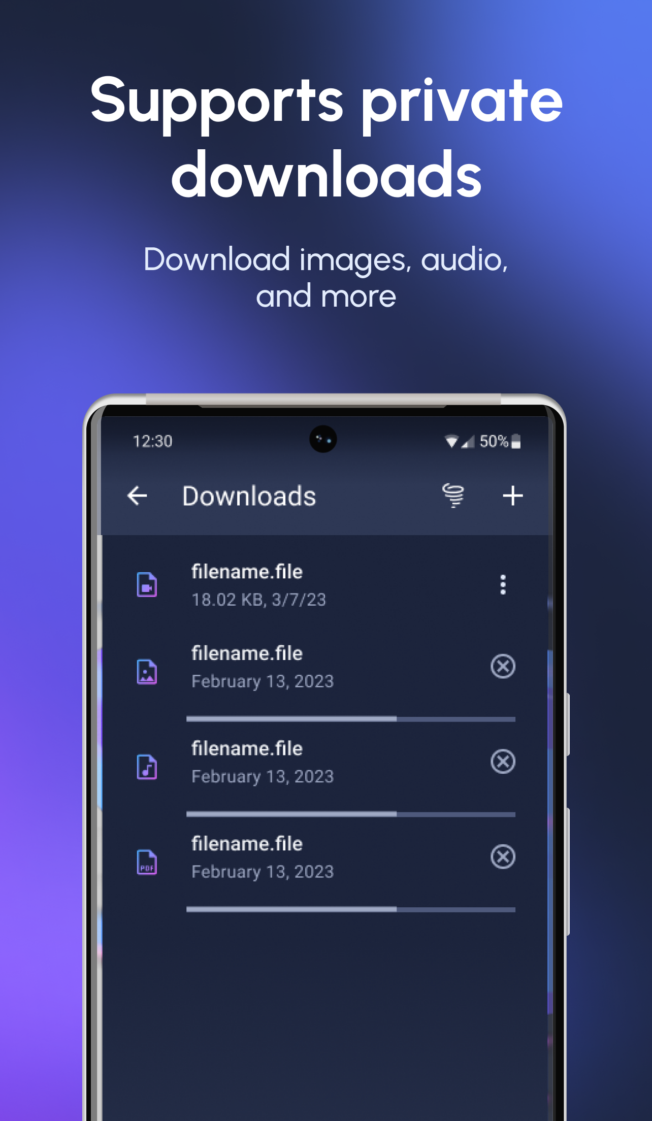 اسکرین شات برنامه InBrowser - Incognito Browsing 4