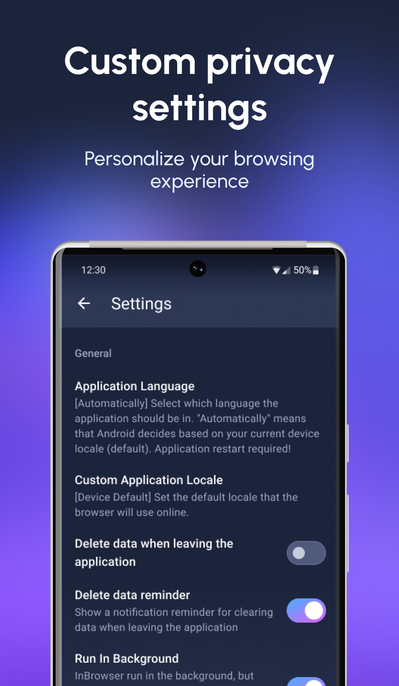 اسکرین شات برنامه InBrowser - Incognito Browsing 3