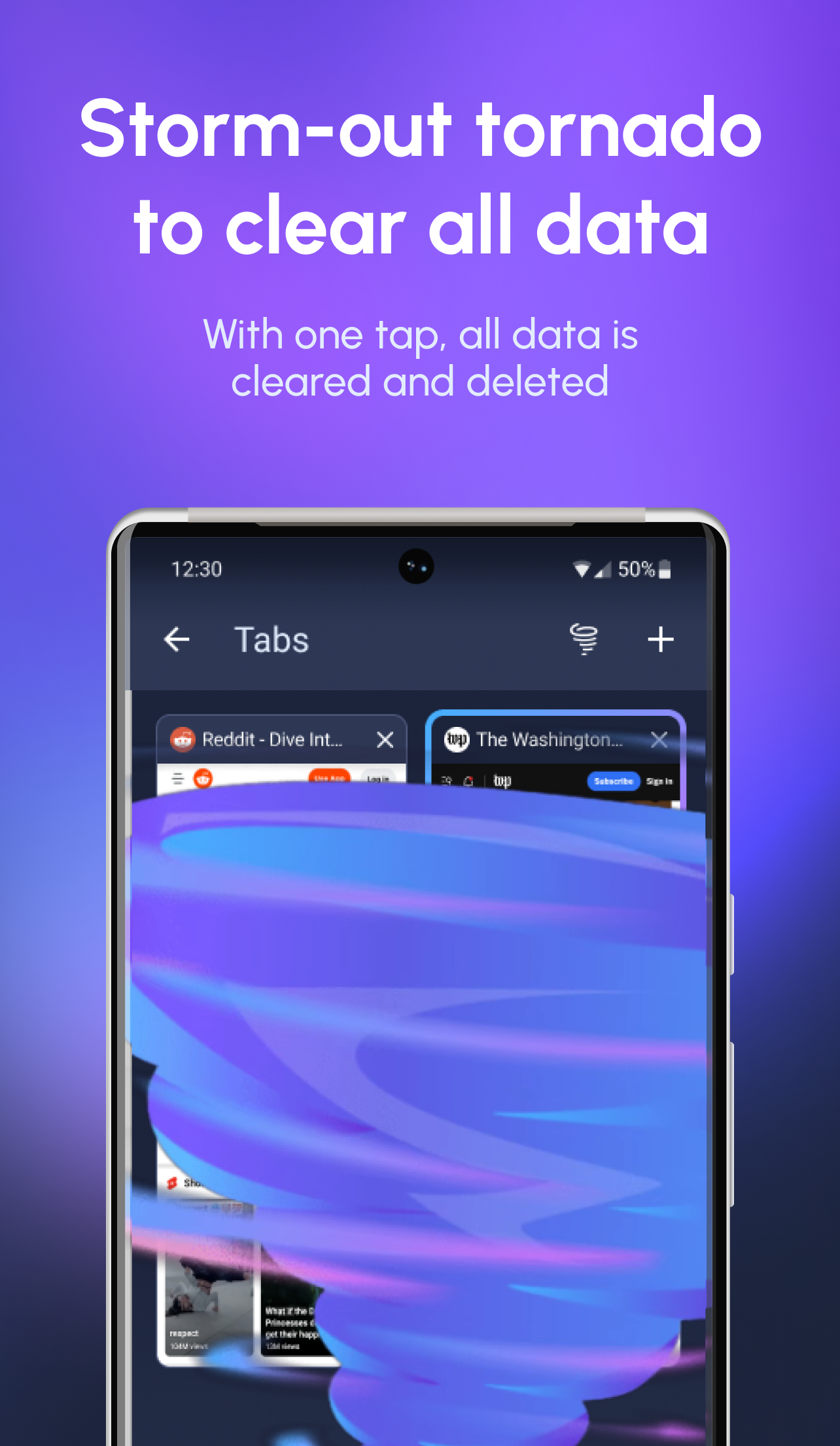اسکرین شات برنامه InBrowser - Incognito Browsing 2