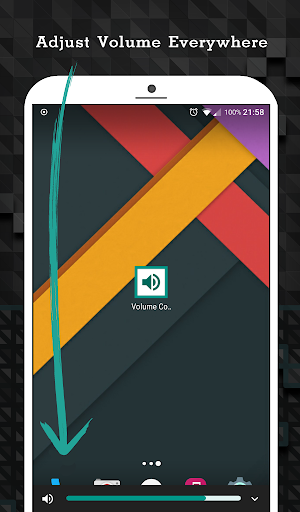 اسکرین شات 3 برنامه Volume Control - Bottom Screen