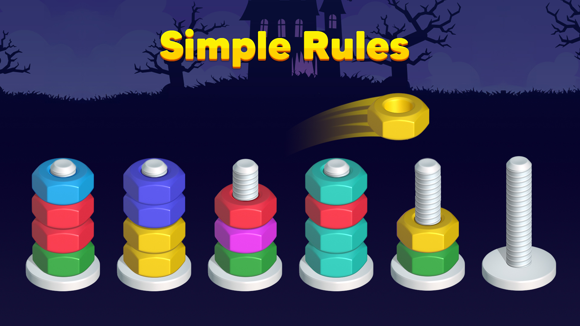 اسکرین شات 8 بازی Nut Sort Puzzle Games