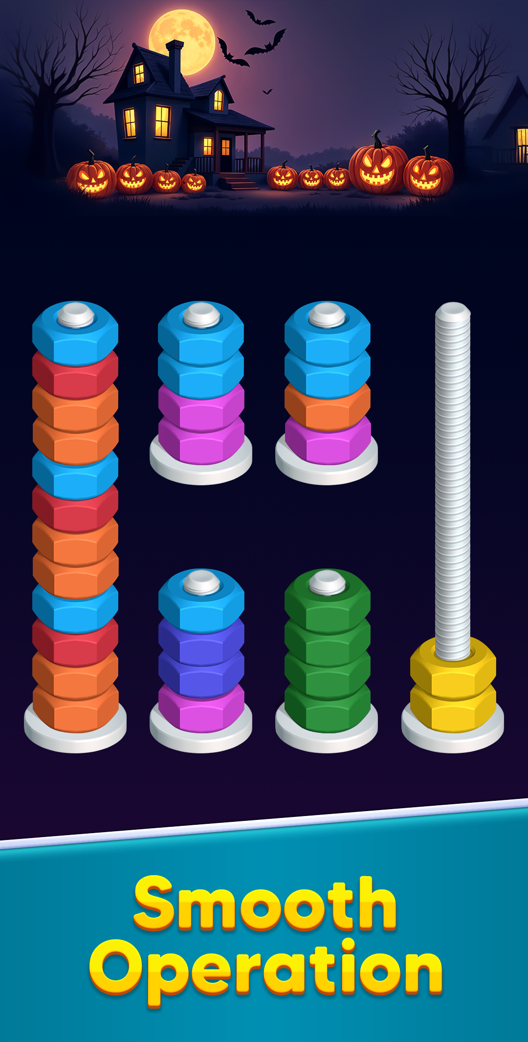 اسکرین شات 2 بازی Nut Sort Puzzle Games