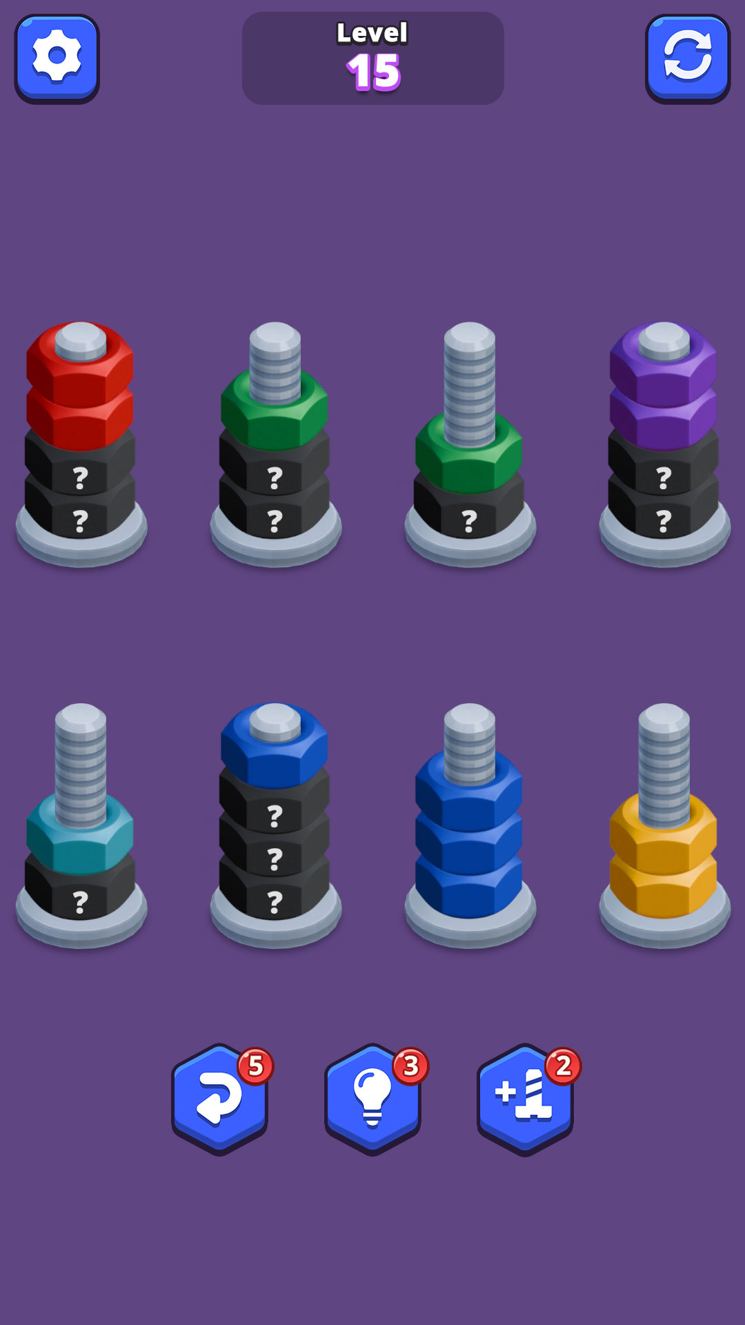 اسکرین شات 7 بازی Nuts Sort Master