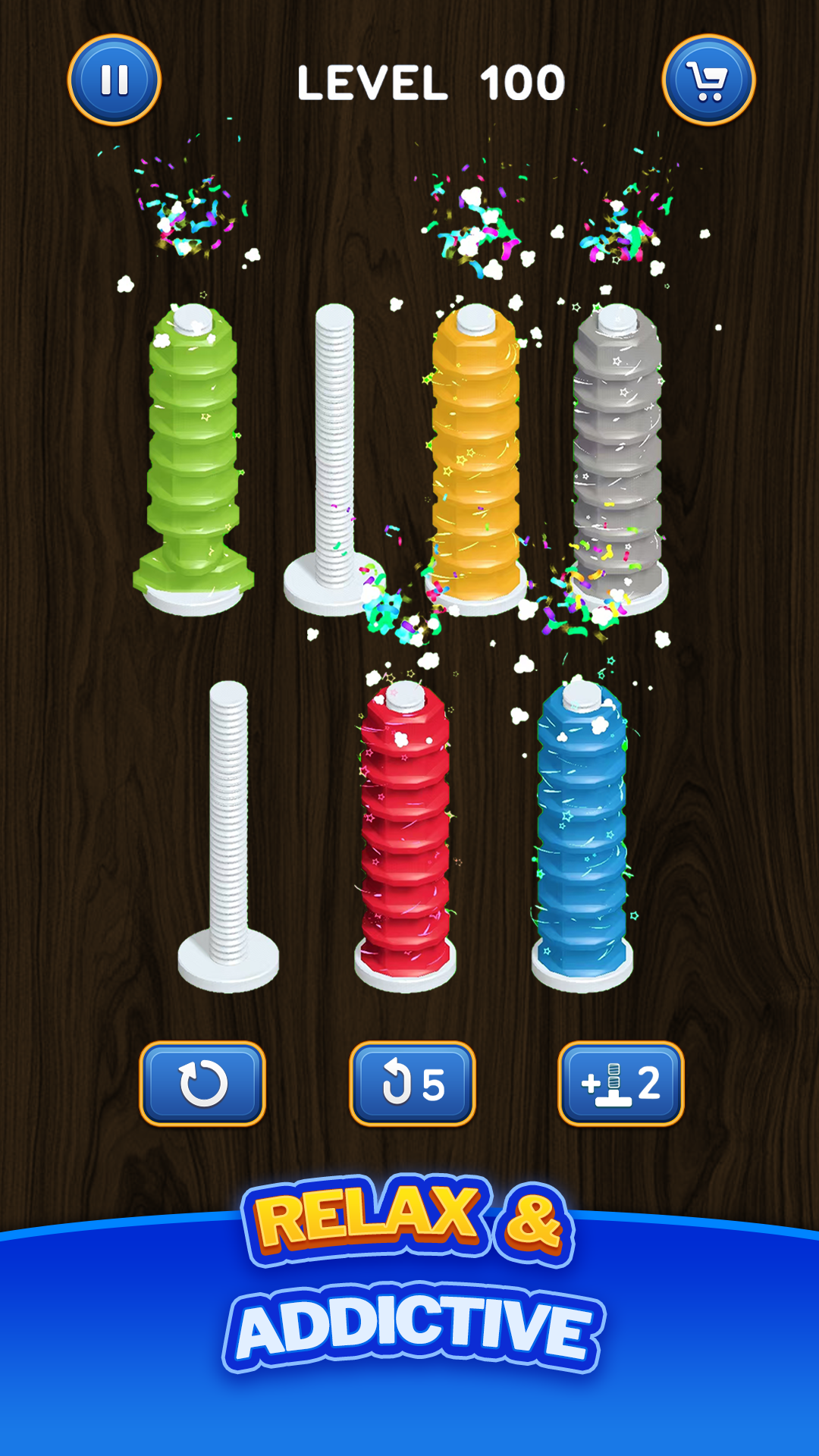 اسکرین شات 6 بازی Nut Sort Puzzle - Color Sort