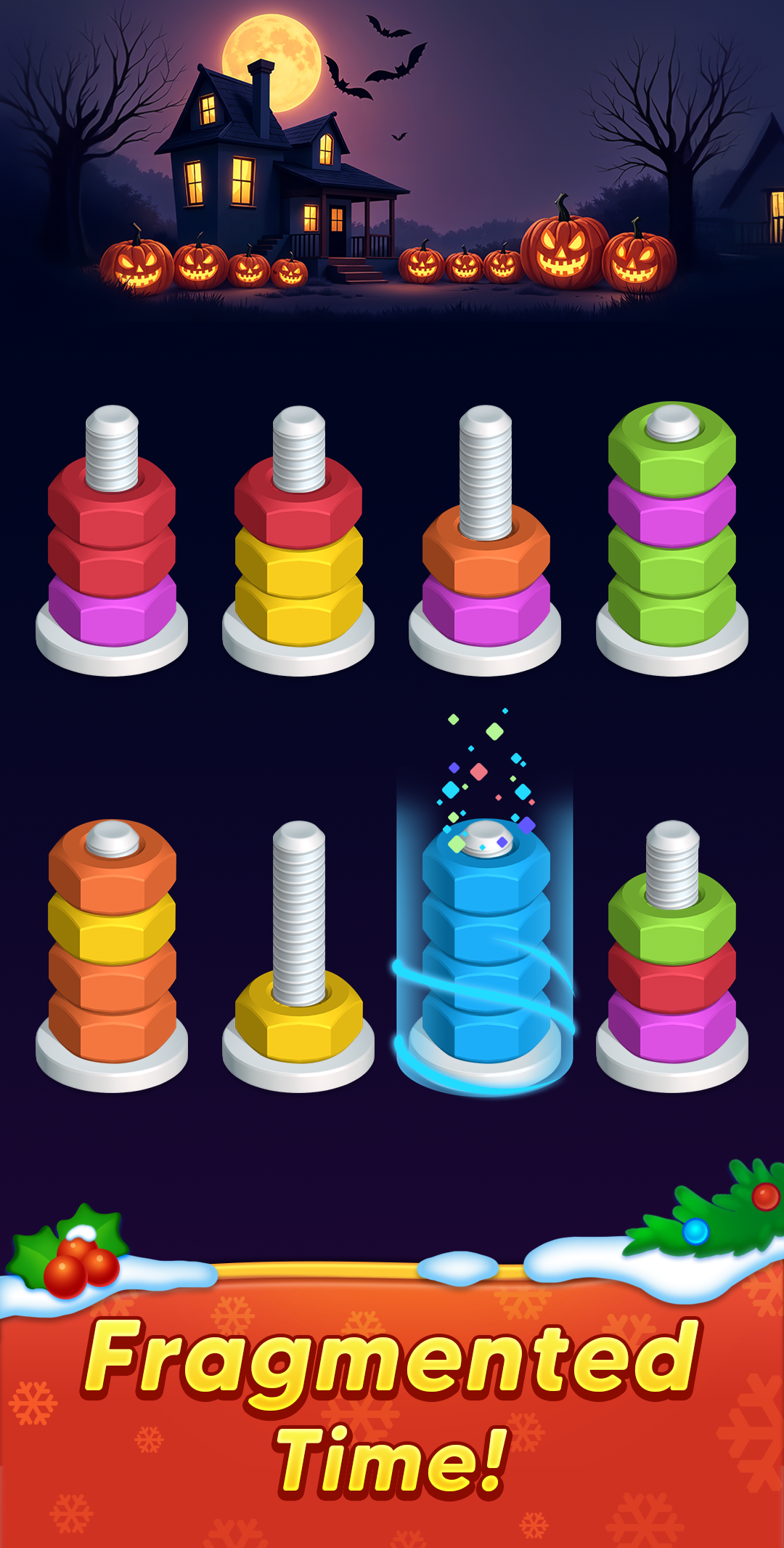 اسکرین شات 7 بازی Nuts Sort! Story Puzzle Game