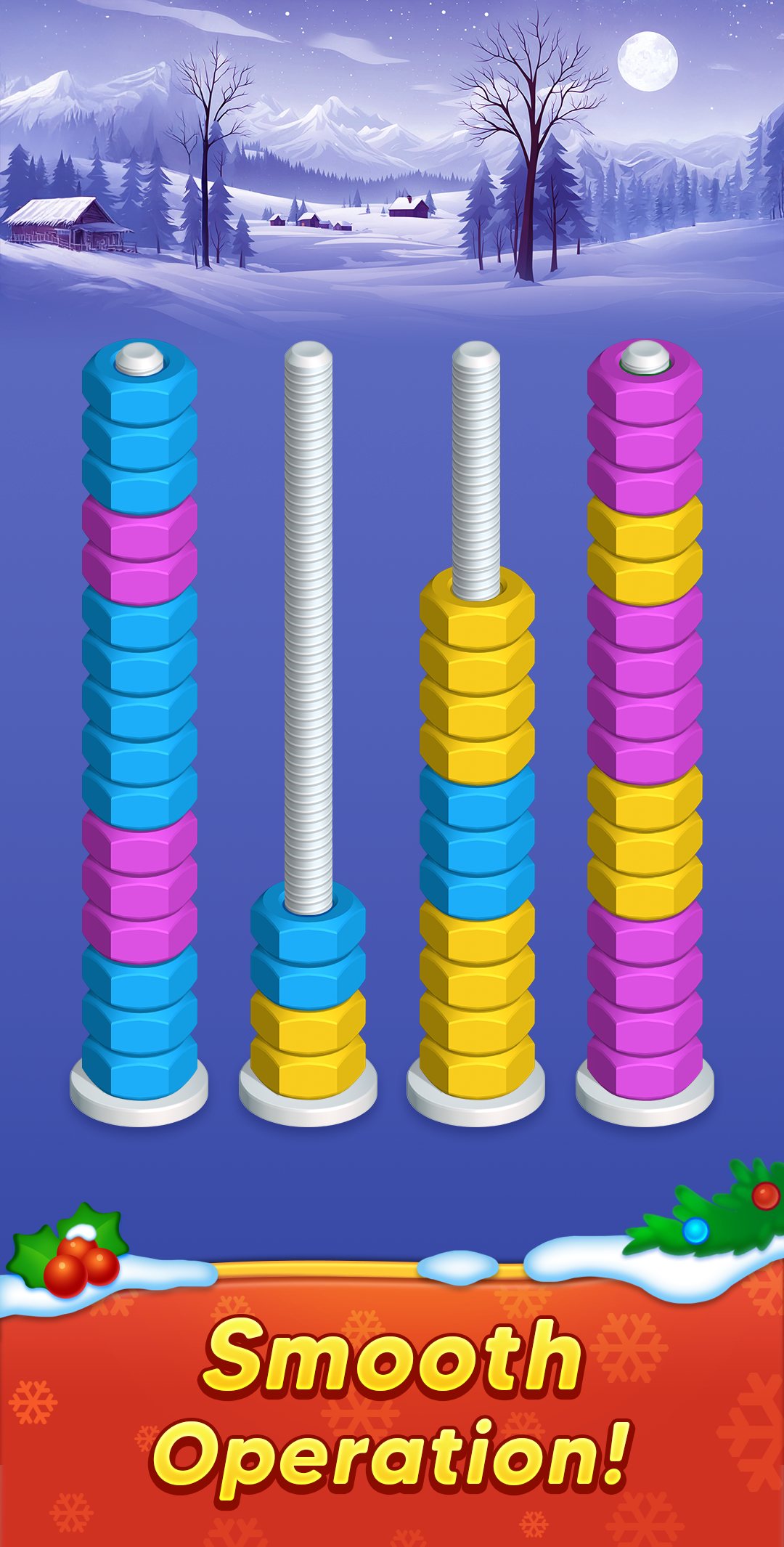 اسکرین شات 6 بازی Nuts Sort! Story Puzzle Game