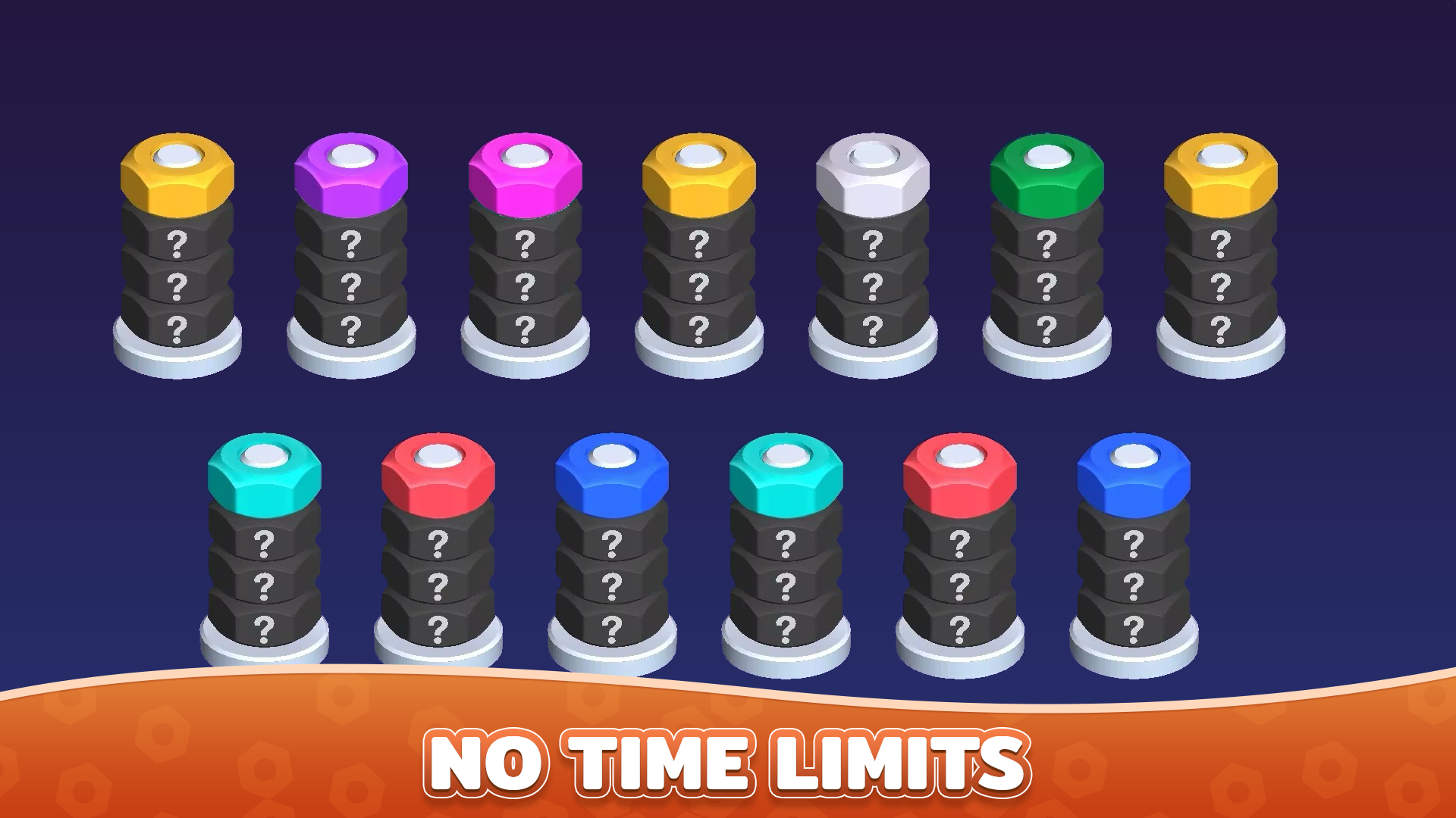 اسکرین شات 7 بازی Nuts Color Sort: Sorting Games