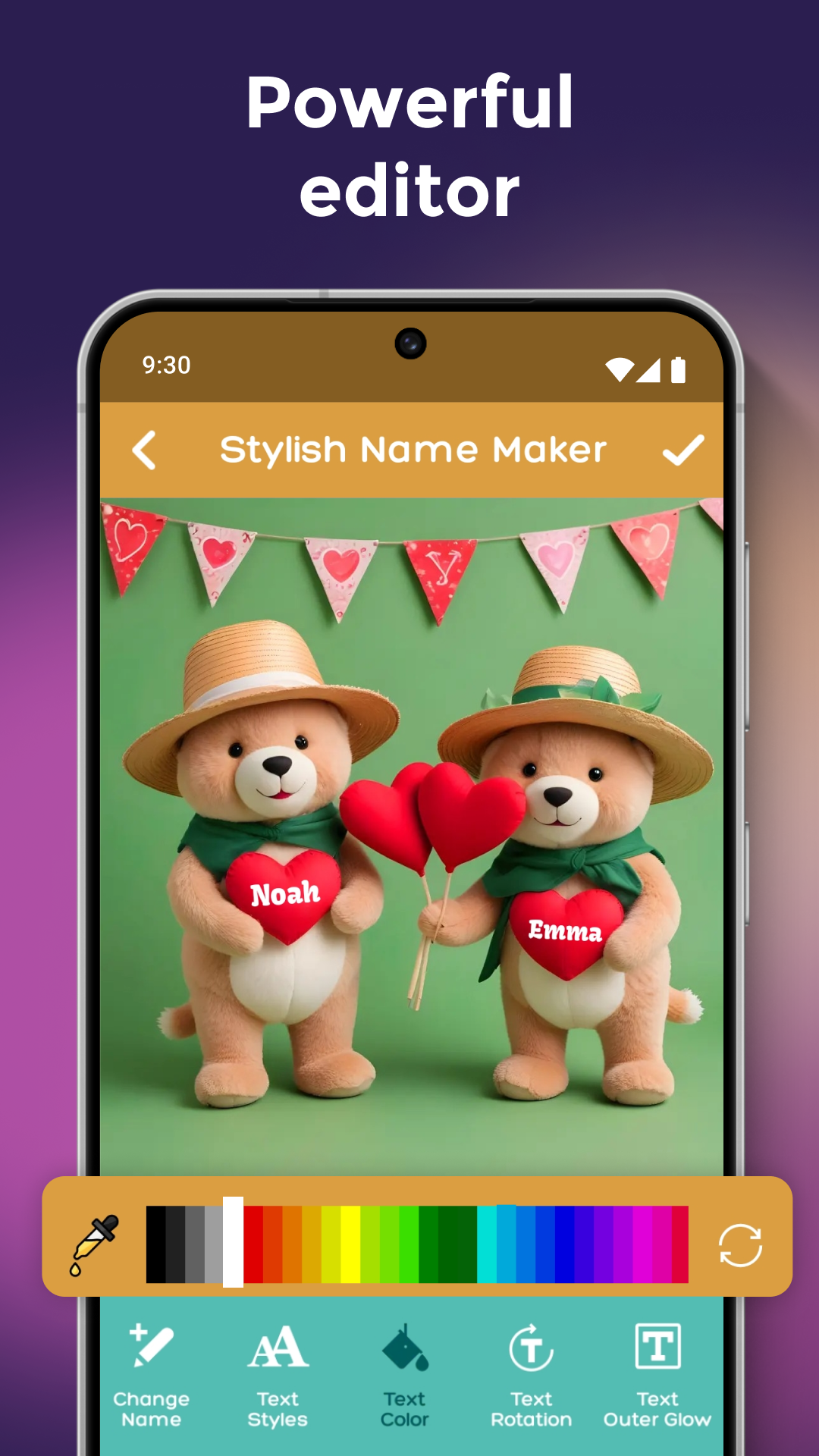 اسکرین شات 4 برنامه Stylish Name Art Maker