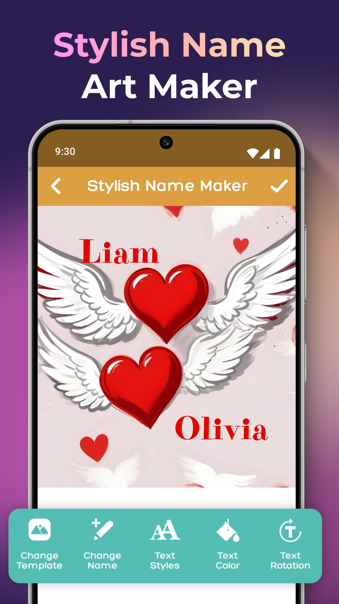 اسکرین شات 8 برنامه Stylish Name Art Maker