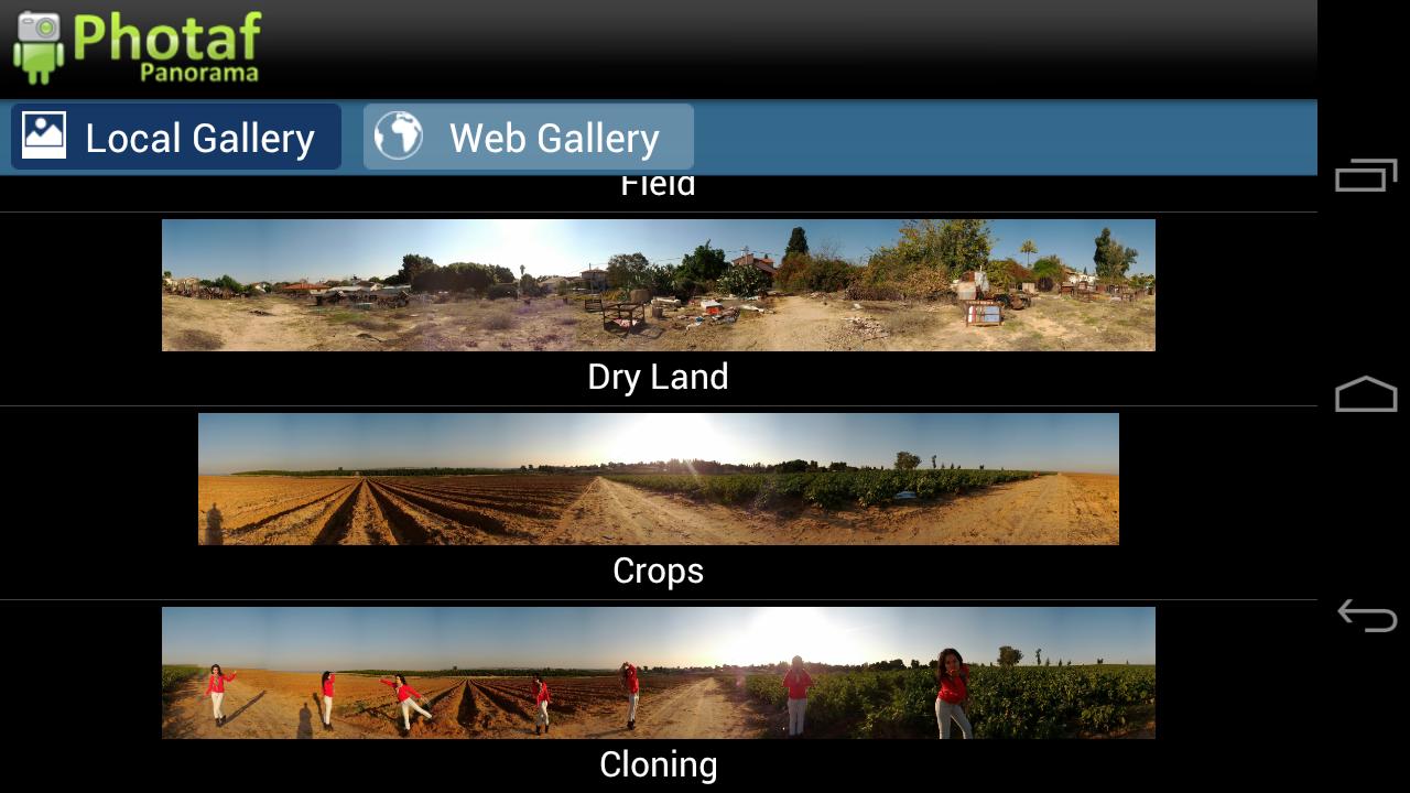 اسکرین شات 3 برنامه Photaf Panorama (Free)