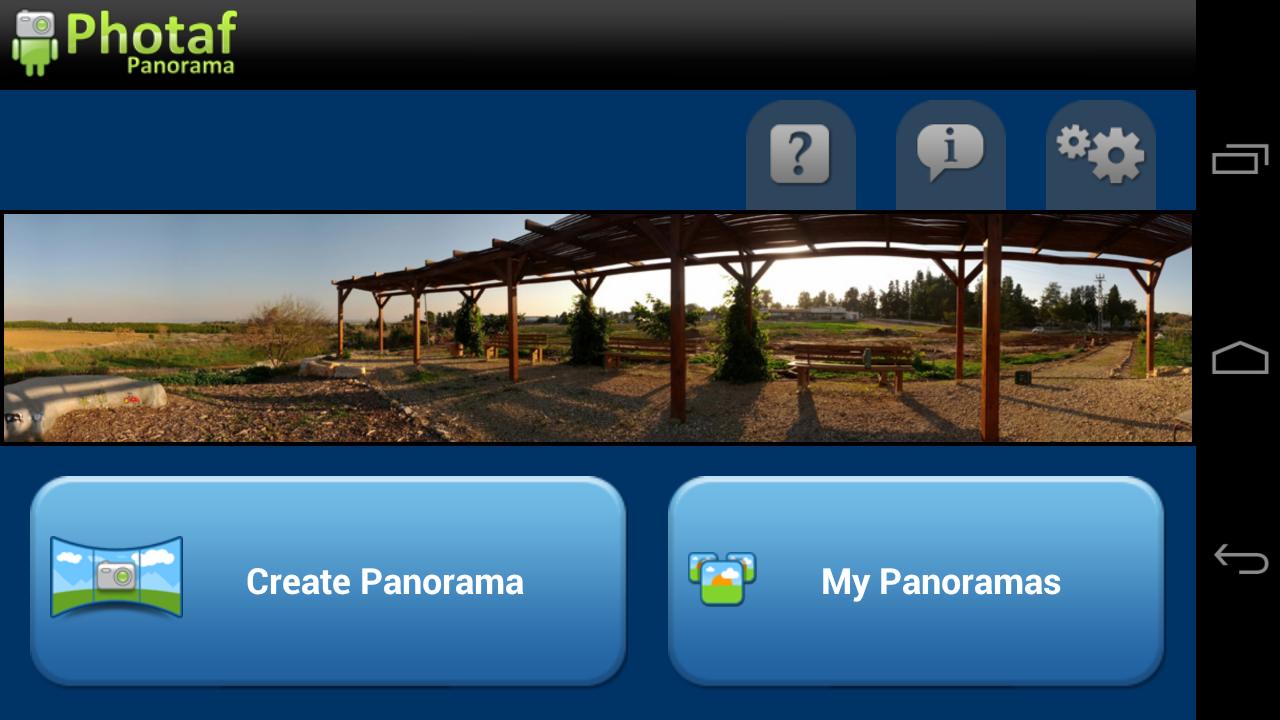اسکرین شات 1 برنامه Photaf Panorama (Free)