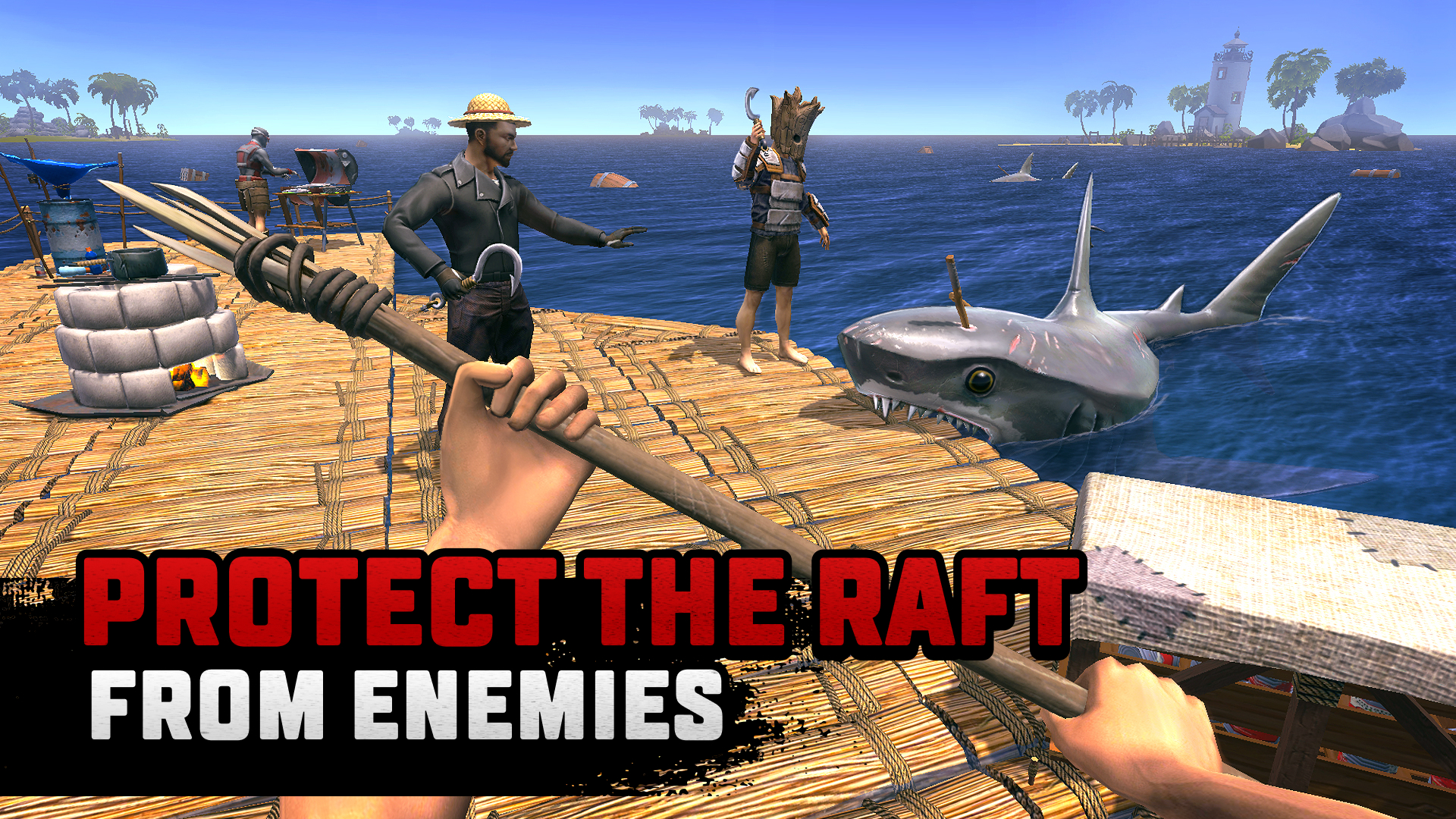 اسکرین شات 3 بازی Raft® Survival: Multiplayer