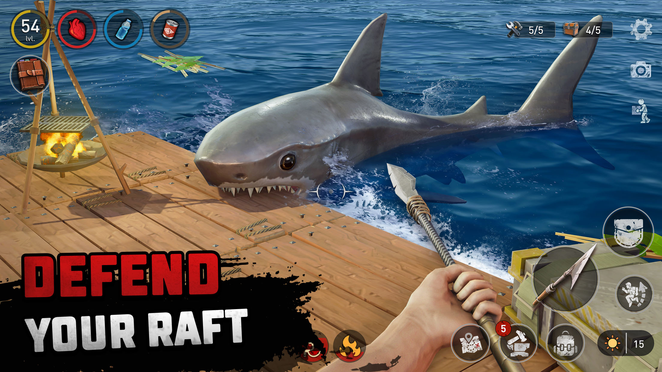 اسکرین شات 2 بازی Raft® Survival - Ocean Nomad