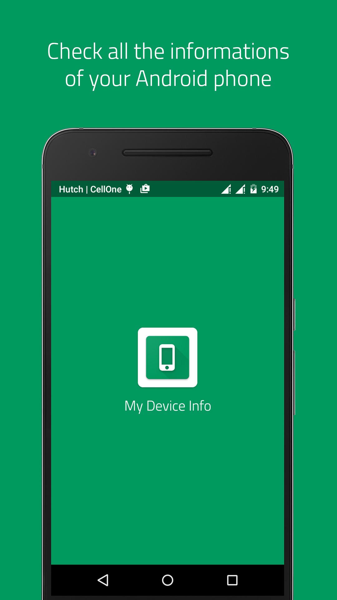 اسکرین شات 1 برنامه My Device Info - Hardware & So
