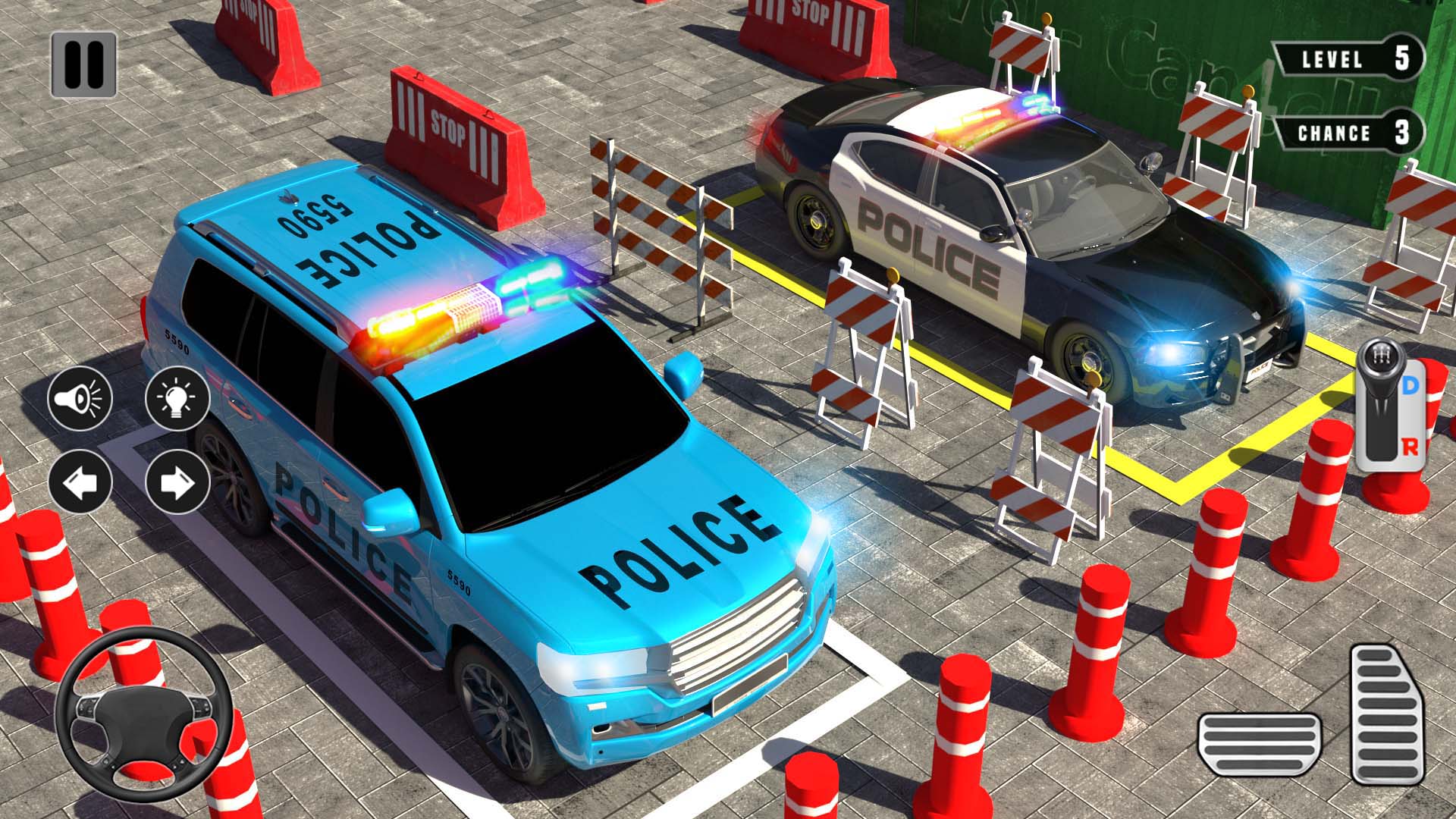 اسکرین شات 3 بازی Police Car Games Parking 3D