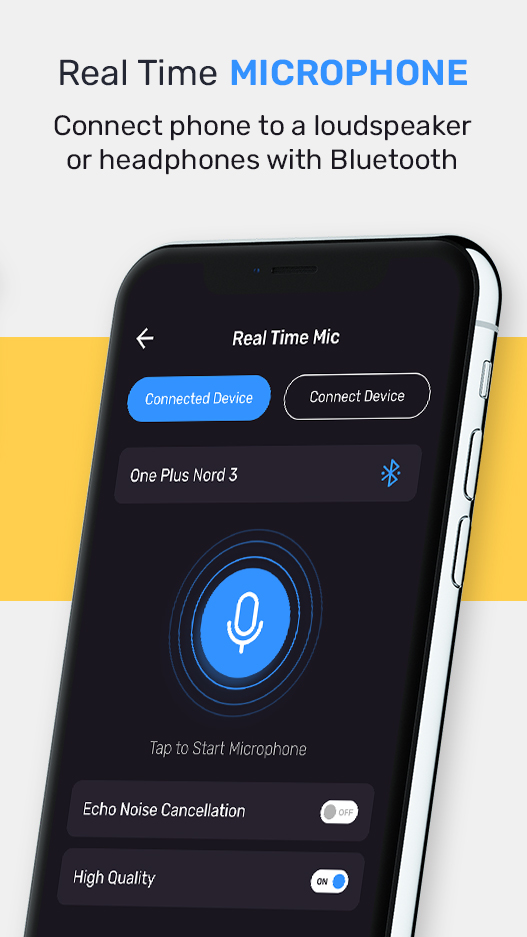 اسکرین شات 3 برنامه Live Microphone, Mic Announce
