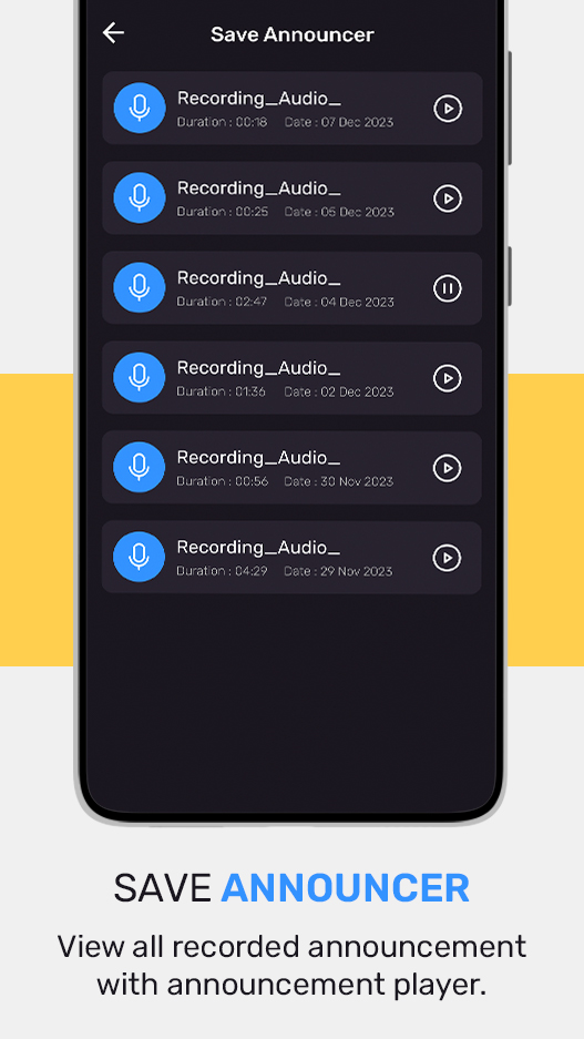 اسکرین شات 8 برنامه Live Microphone, Mic Announce