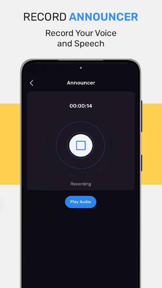 اسکرین شات 7 برنامه Live Microphone, Mic Announce